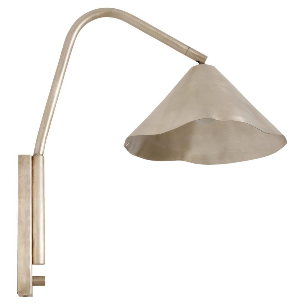 Silver Antica II Sconce by OHLA STUDIO 1