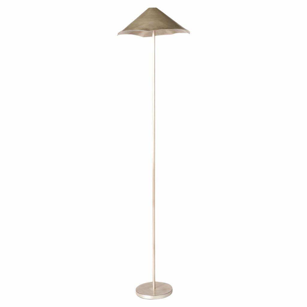 Silver Antica VI Task Floor Lamp by OHLA STUDIO 1