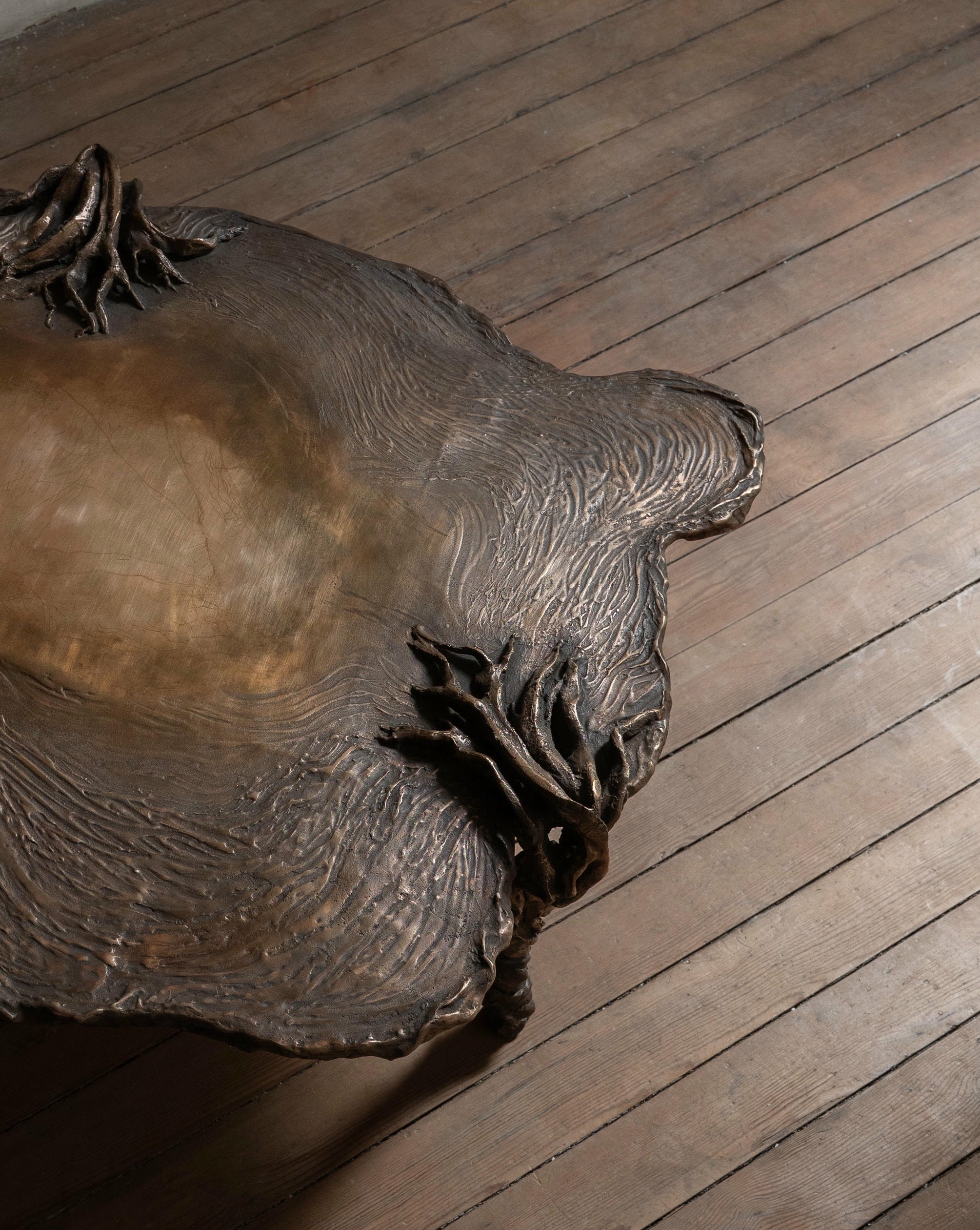 Pan Bronze Low Decorative Contemporary Coffee Table by Emilie Lemardeley 3