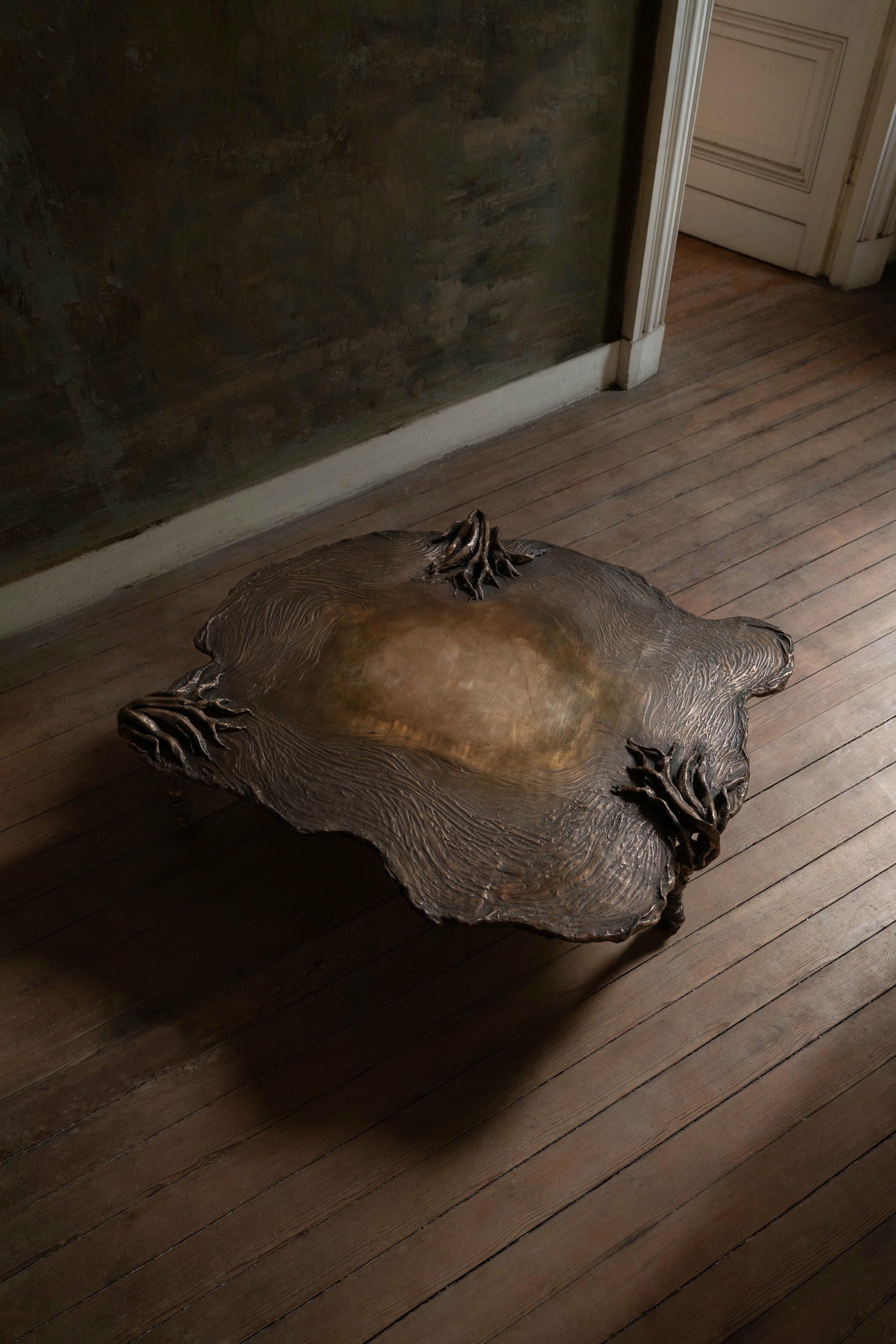 Pan Bronze Low Decorative Contemporary Coffee Table by Emilie Lemardeley 6