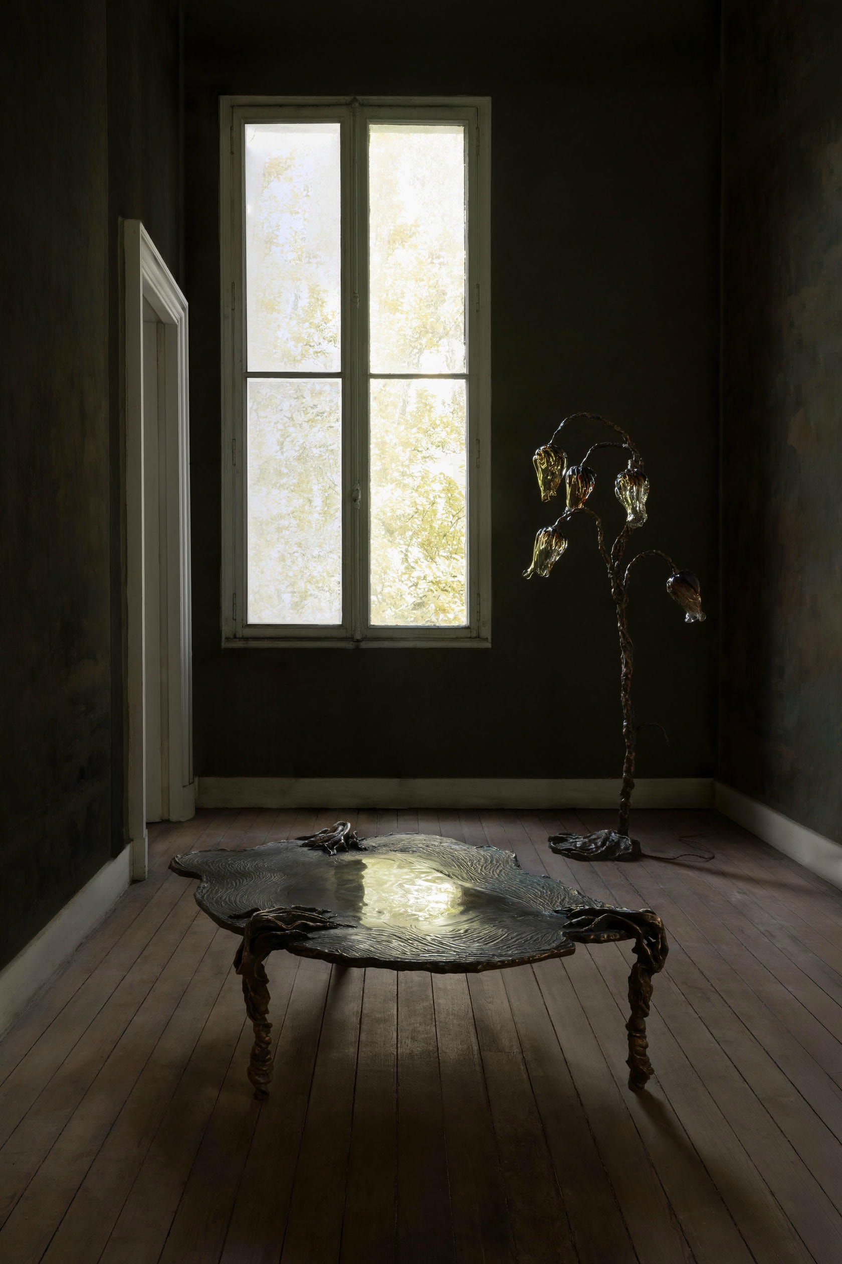 Pan Bronze Low Decorative Contemporary Coffee Table by Emilie Lemardeley 7