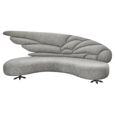 Zeus Grey Sofa by Emilie Lemardeley
