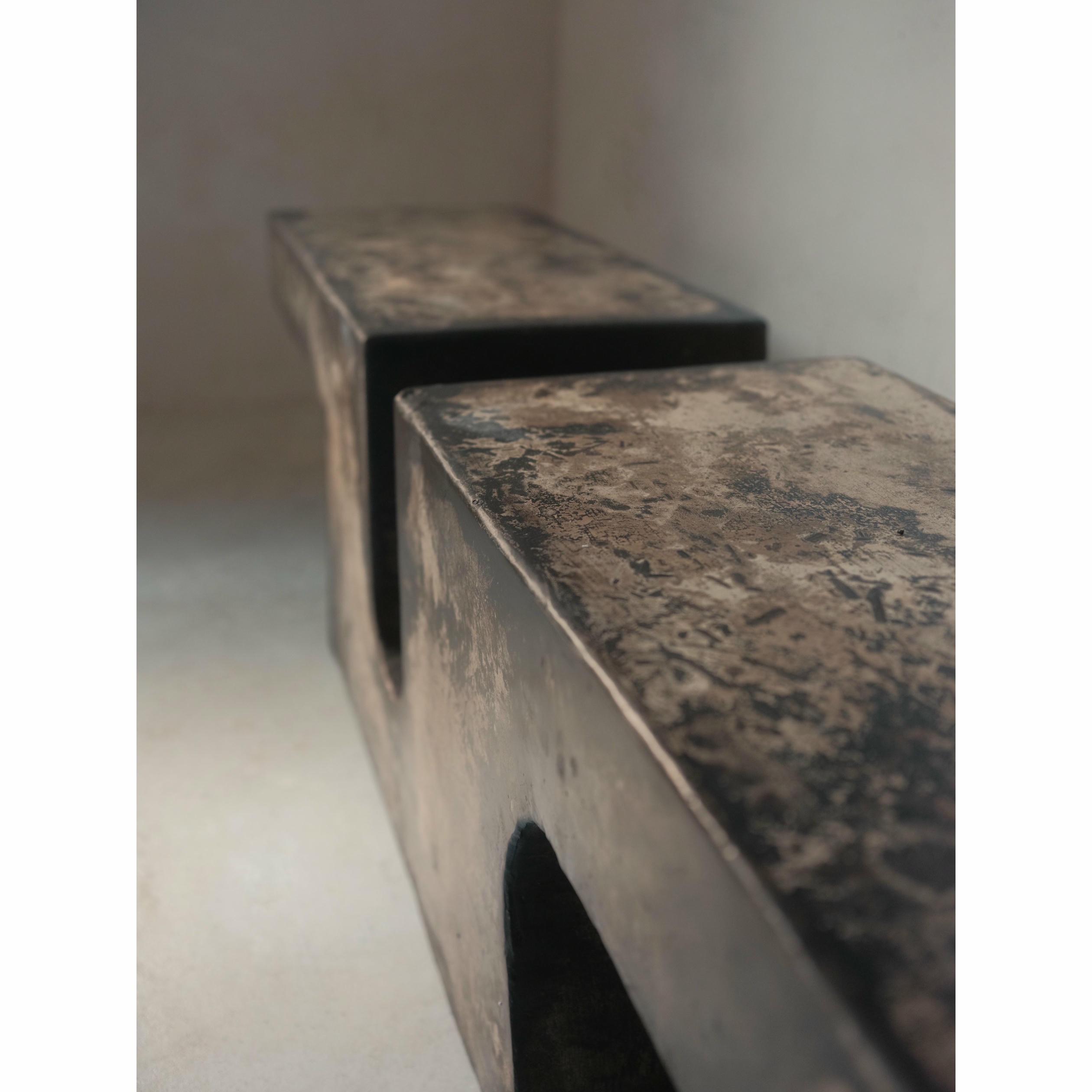 Nunna, Unique Coffee Table in Hemp Crete by Lucas Tyra Morten 10