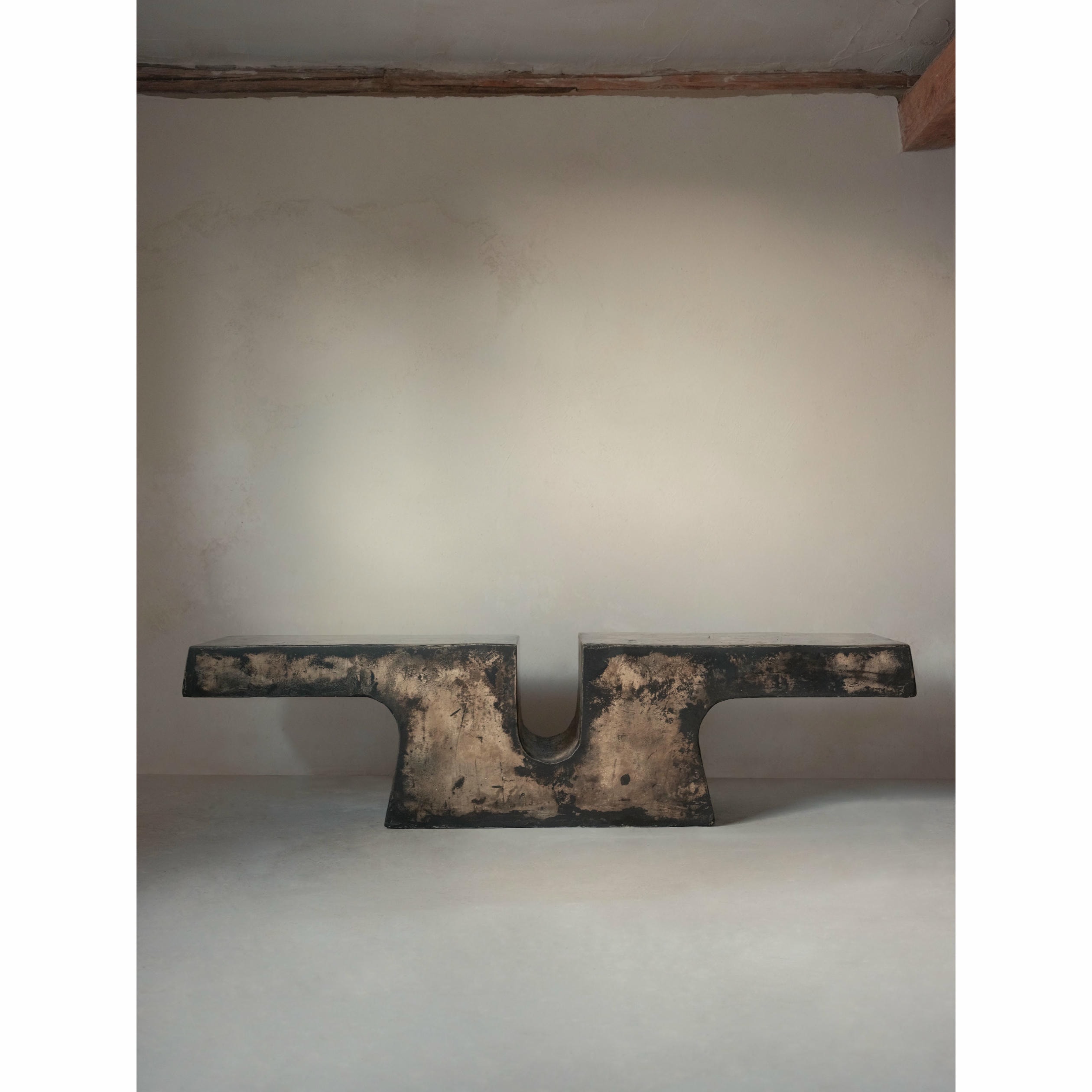 Nunna, Unique Coffee Table in Hemp Crete by Lucas Tyra Morten 3