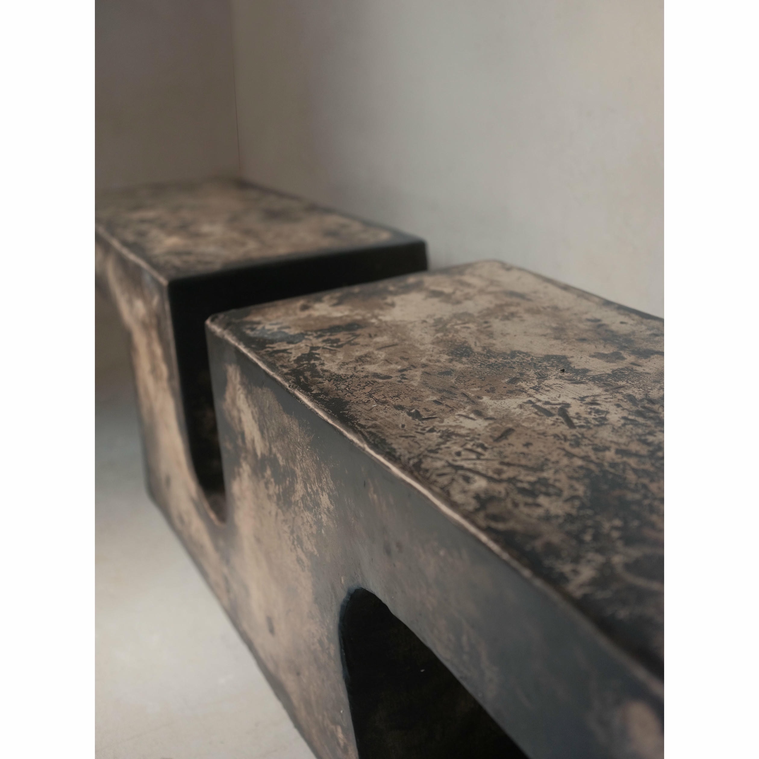 Nunna, Unique Coffee Table in Hemp Crete by Lucas Tyra Morten 4