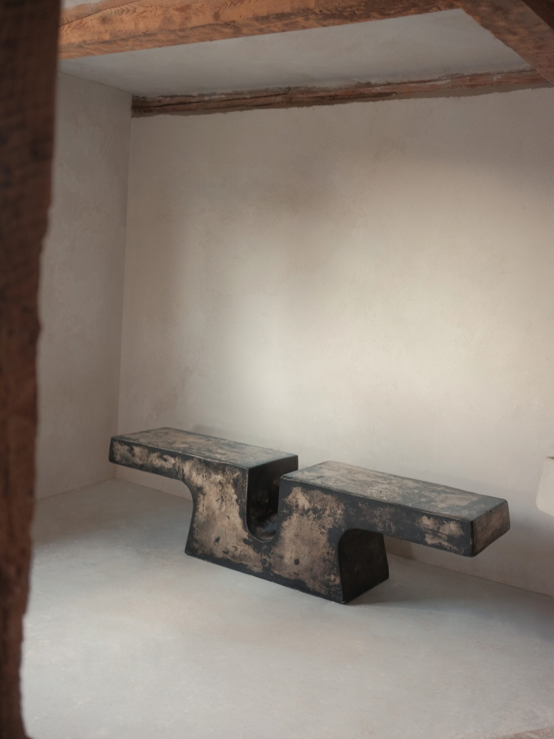 Nunna, Unique Coffee Table in Hemp Crete by Lucas Tyra Morten 4