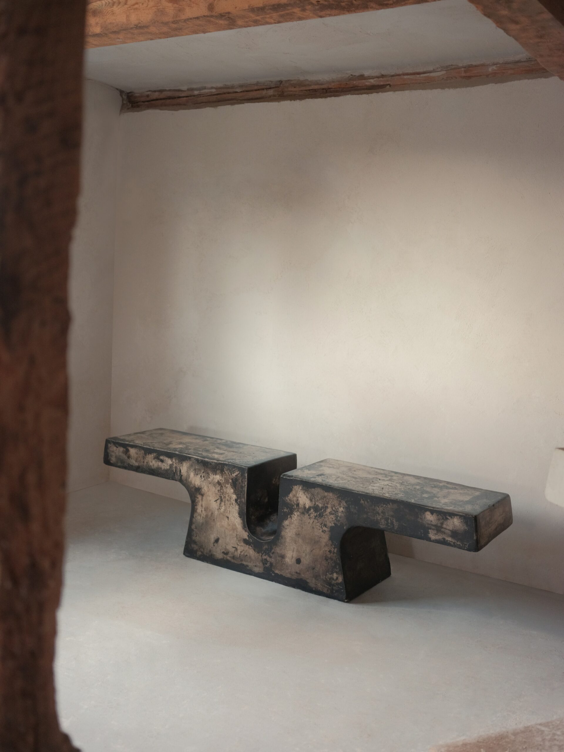 Nunna, Unique Coffee Table in Hemp Crete by Lucas Tyra Morten 5