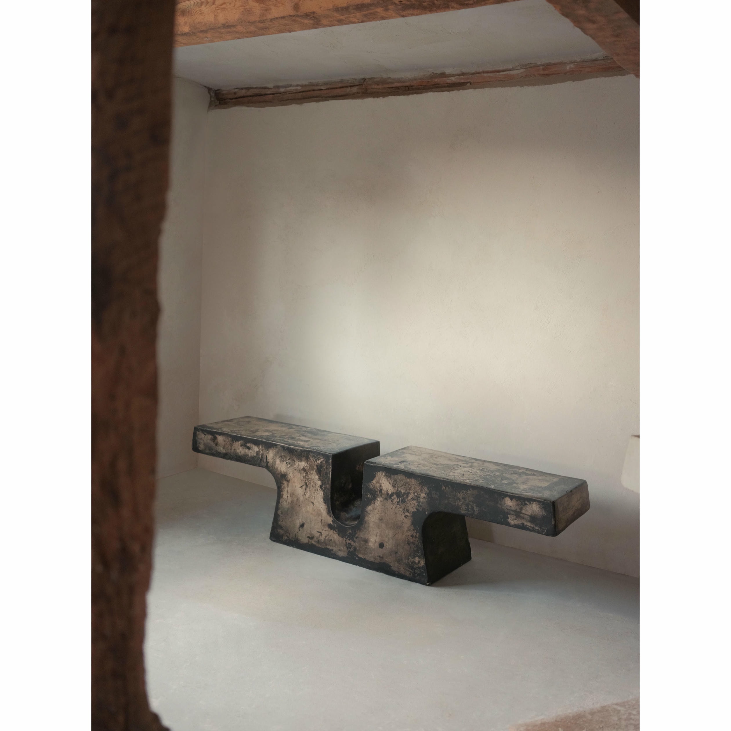 Nunna, Unique Coffee Table in Hemp Crete by Lucas Tyra Morten 7