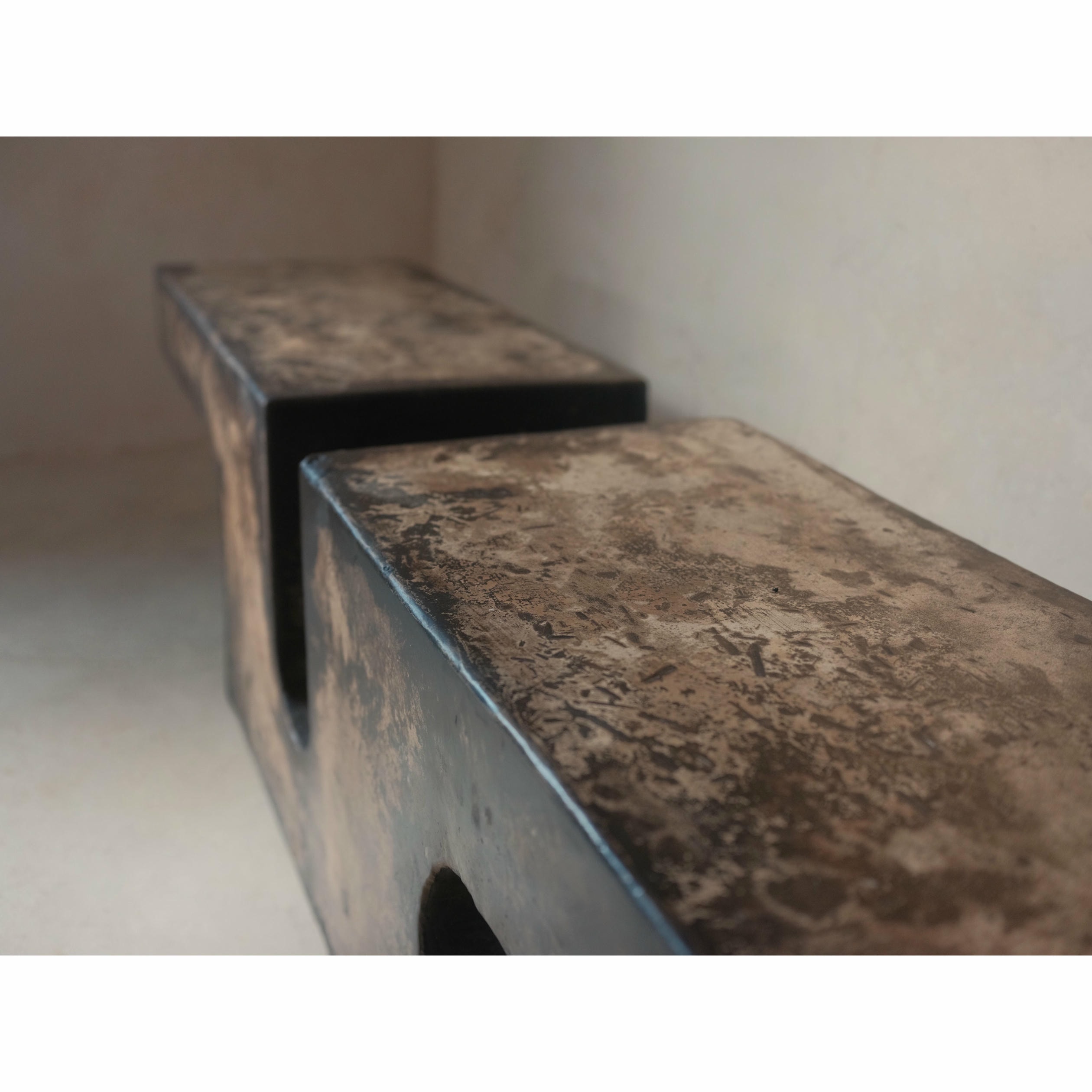 Nunna, Unique Coffee Table in Hemp Crete by Lucas Tyra Morten 8