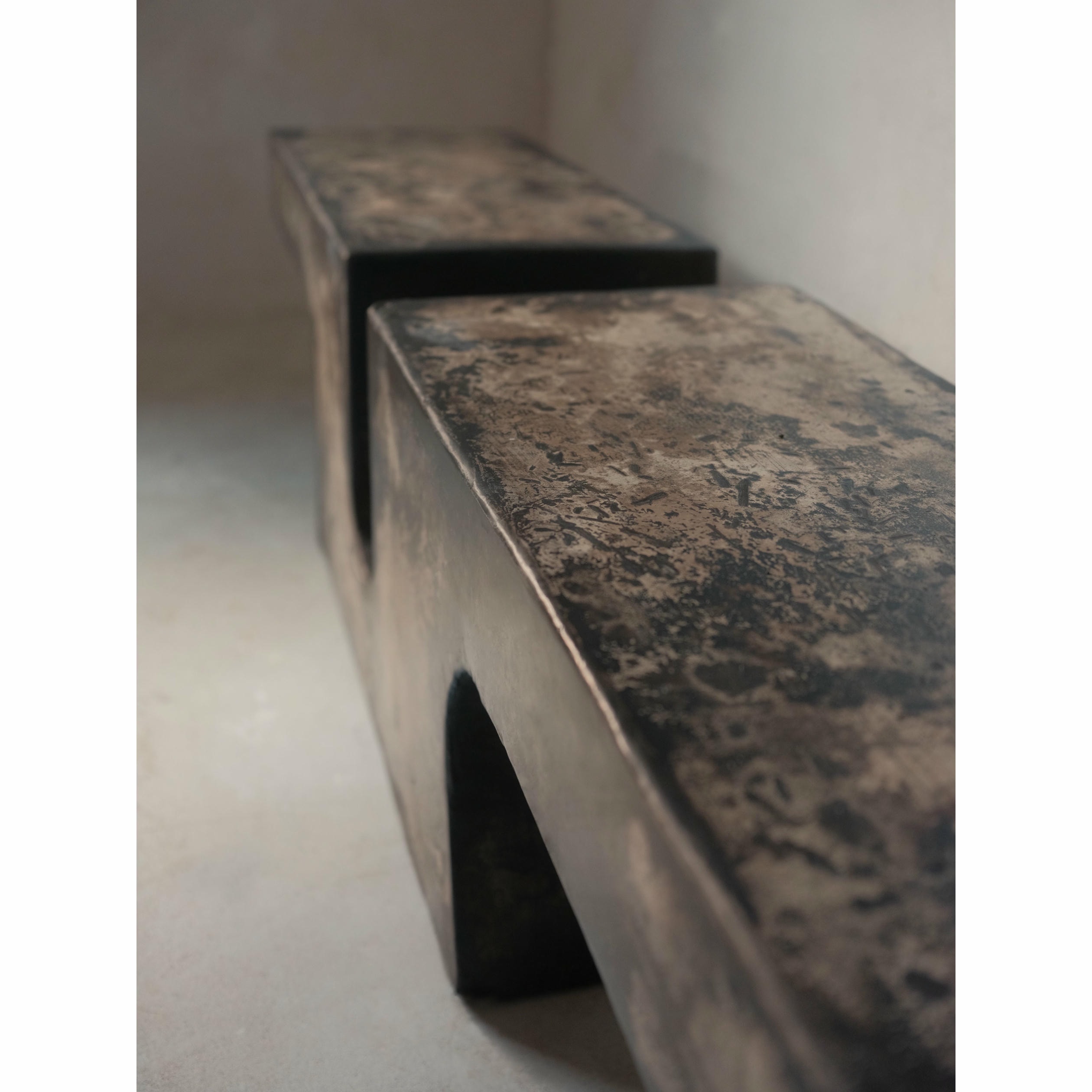 Nunna, Unique Coffee Table in Hemp Crete by Lucas Tyra Morten 9