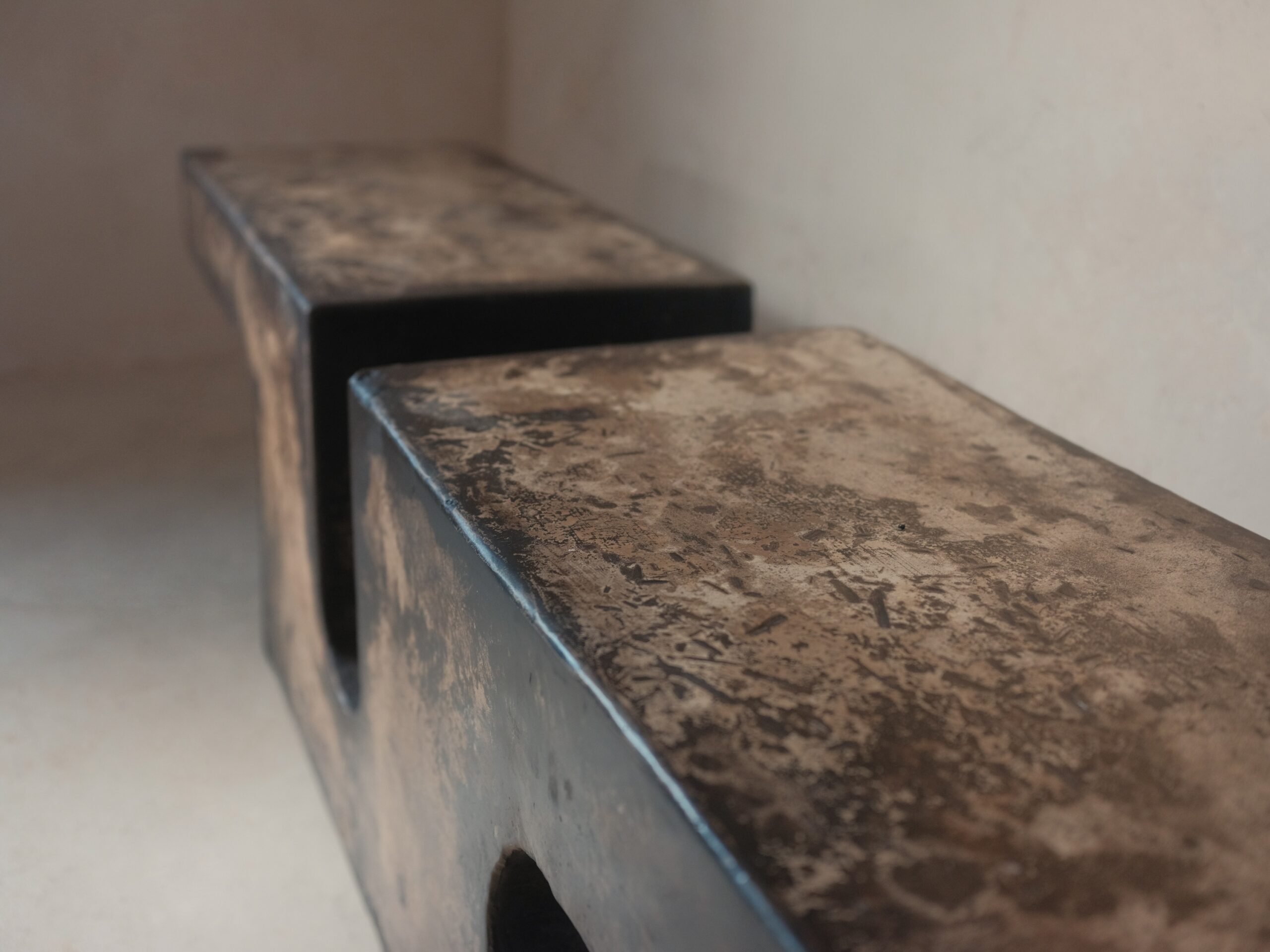 Nunna, Unique Coffee Table in Hemp Crete by Lucas Tyra Morten 9