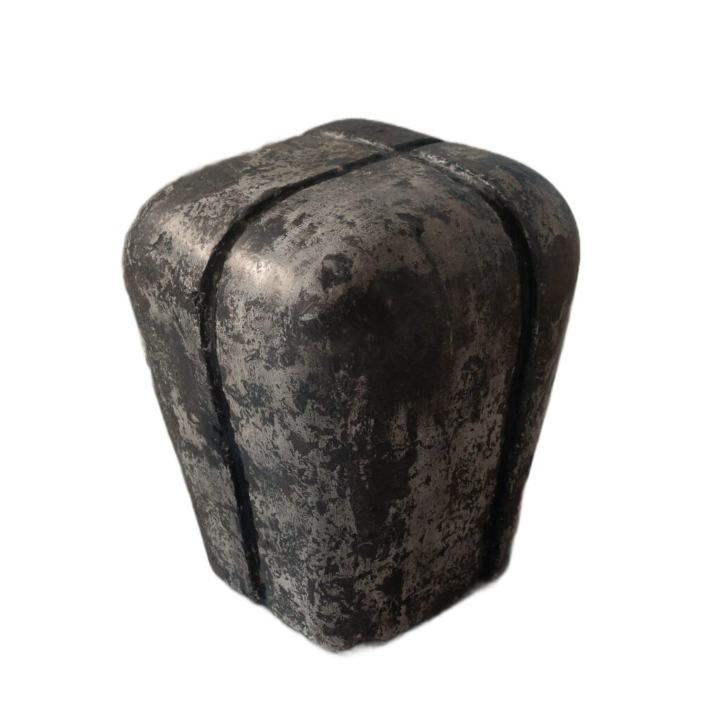 Ritual, Unique Side Table in Hemp Crete by Lucas Tyra Morten 1