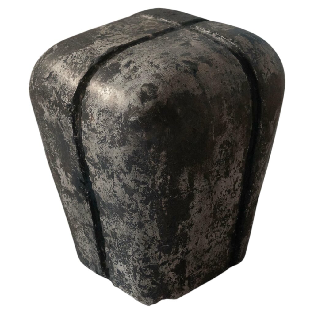 Ritual, Unique Side Table in Hemp Crete by Lucas Tyra Morten 1