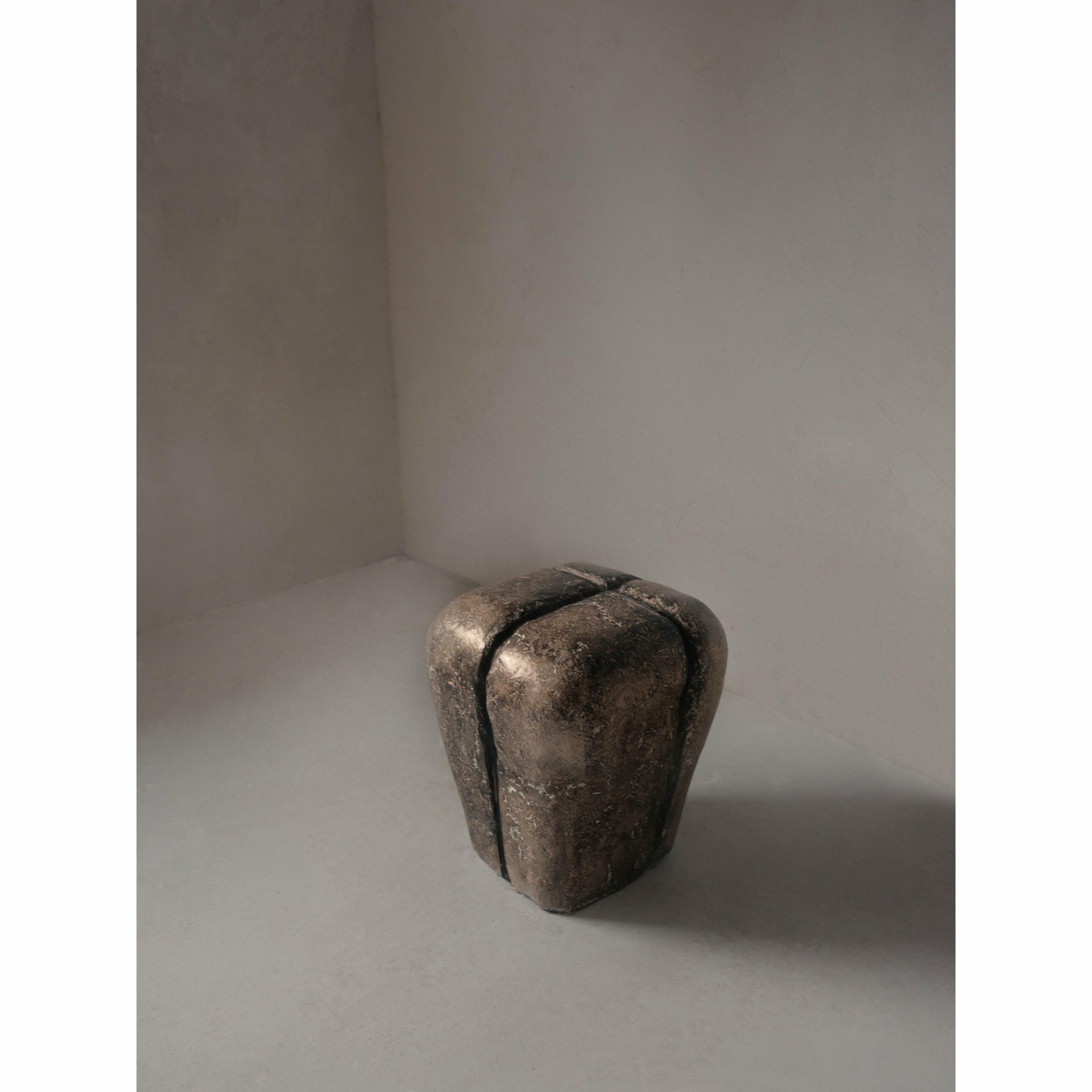 Ritual, Unique Side Table in Hemp Crete by Lucas Tyra Morten 11