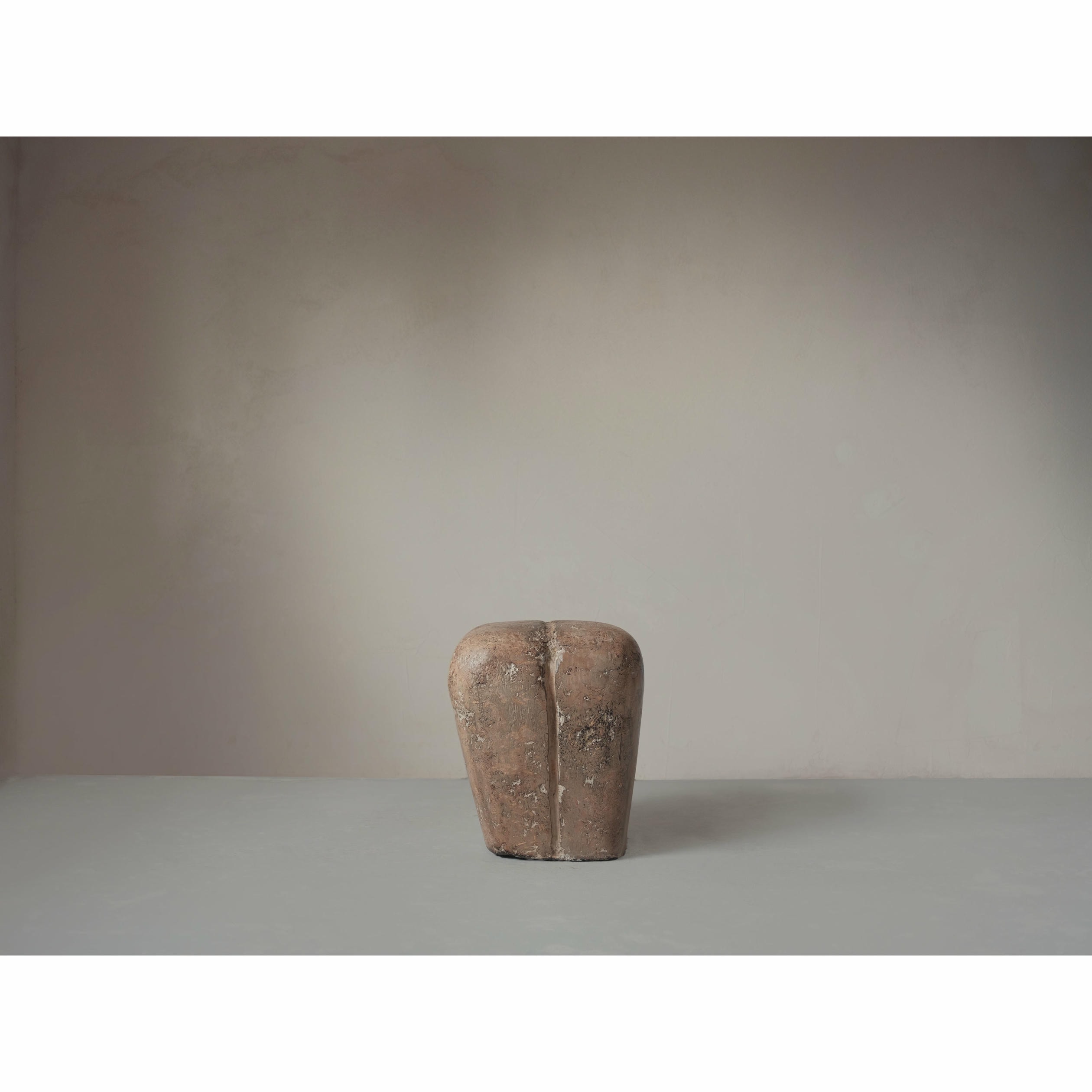 Ritual, Unique Side Table in Hemp Crete by Lucas Tyra Morten 17