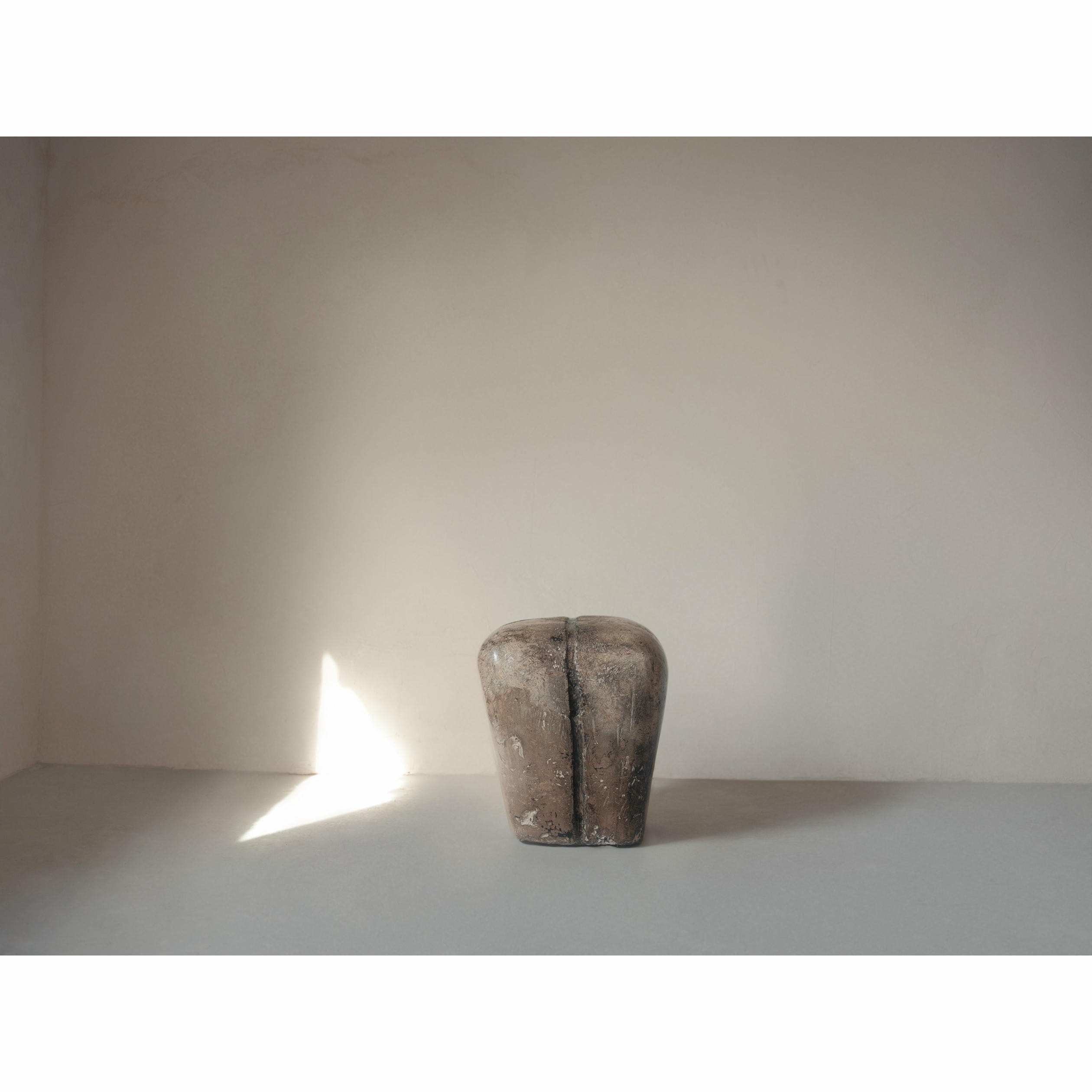 Ritual, Unique Side Table in Hemp Crete by Lucas Tyra Morten 20
