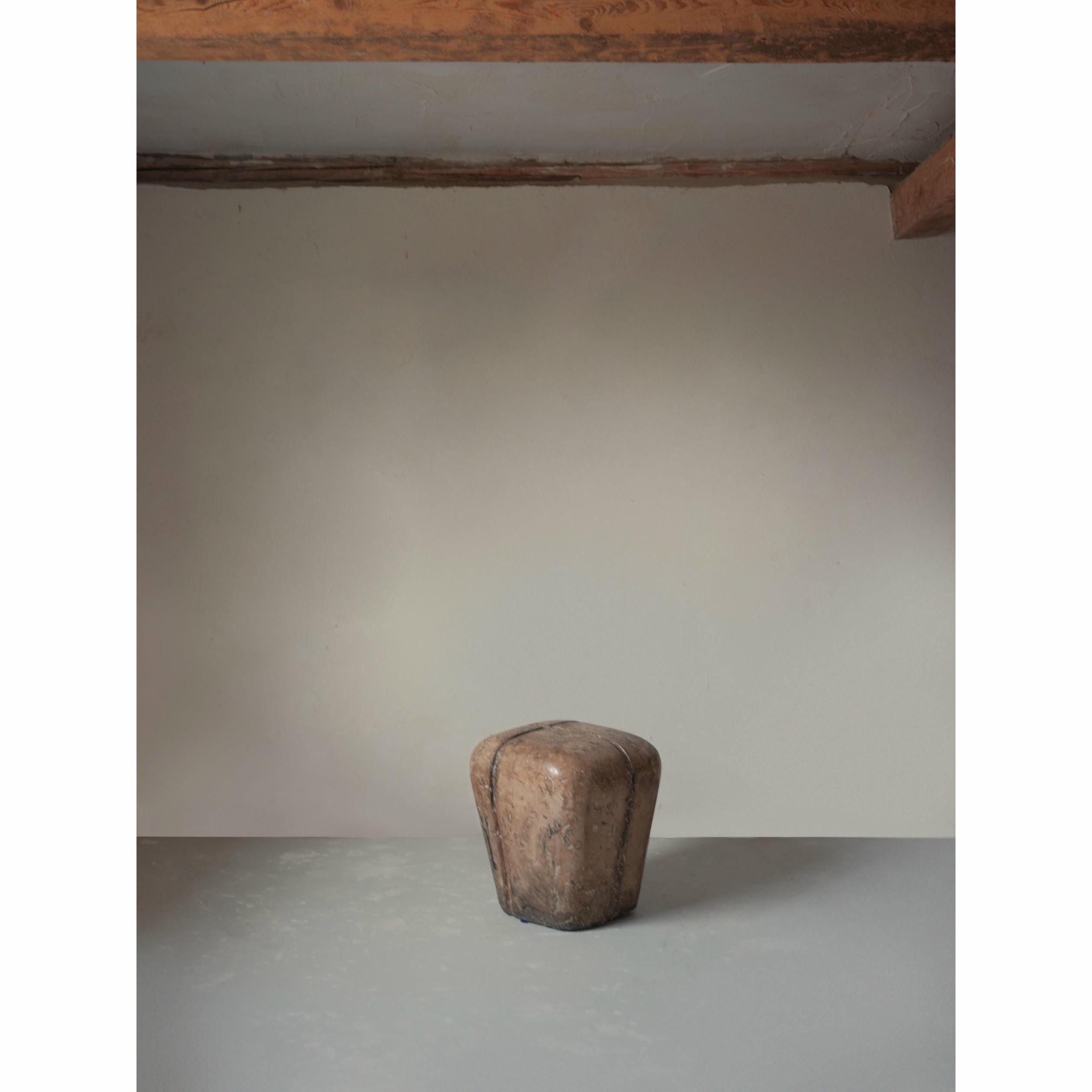 Ritual, Unique Side Table in Hemp Crete by Lucas Tyra Morten 6