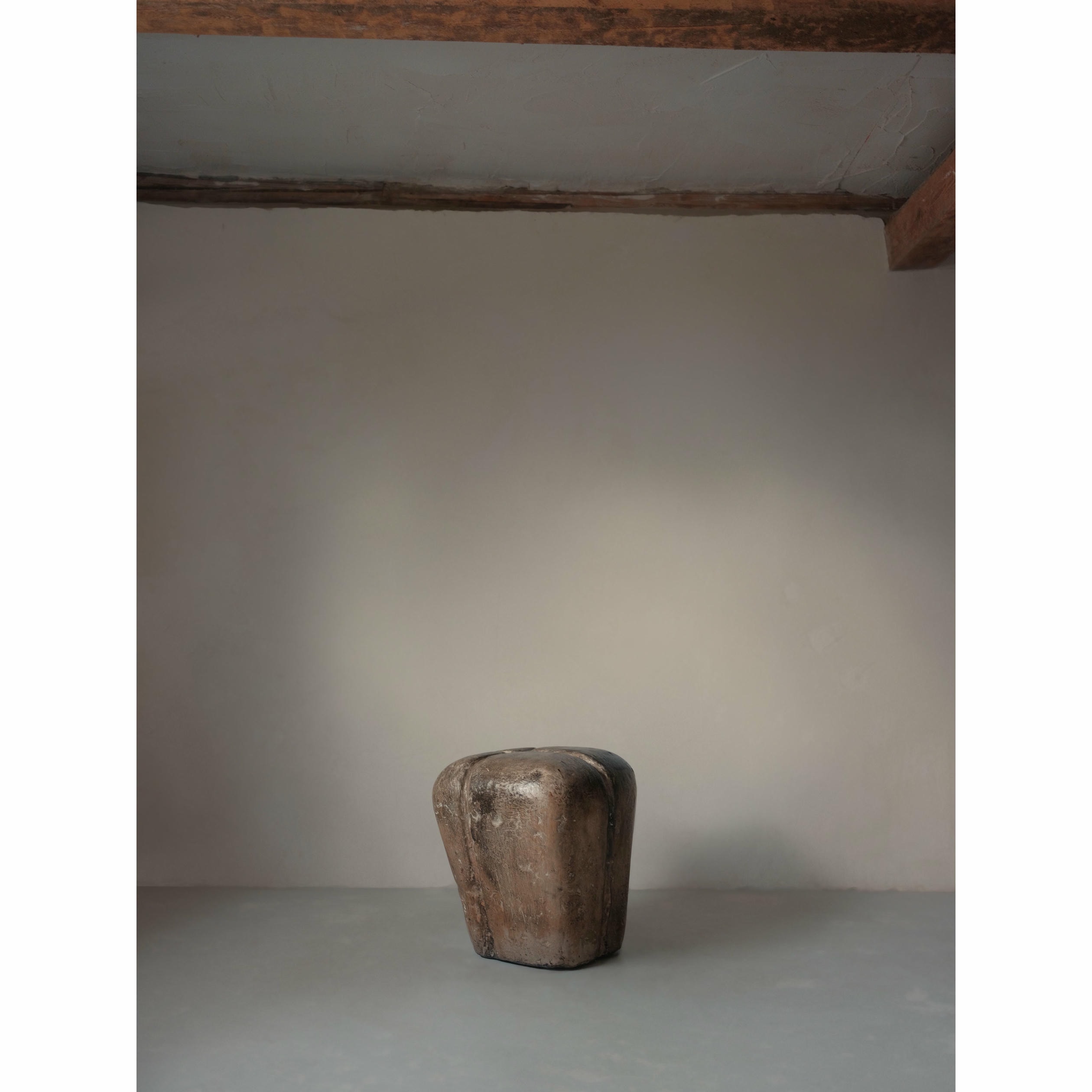 Ritual, Unique Side Table in Hemp Crete by Lucas Tyra Morten 7