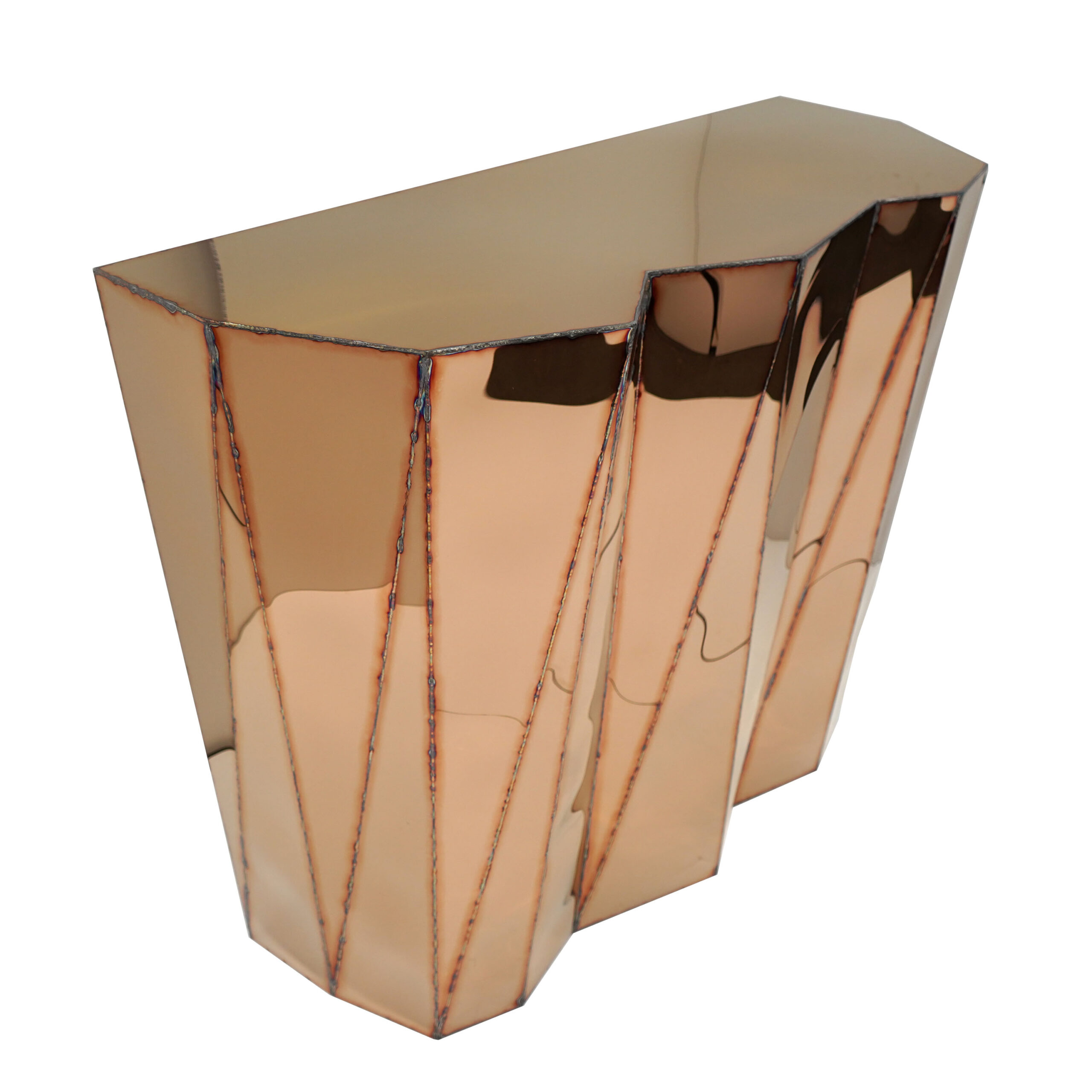 Concertina Bar in Welded Mirror Polished Stainless Steel by Julian Mayor 4