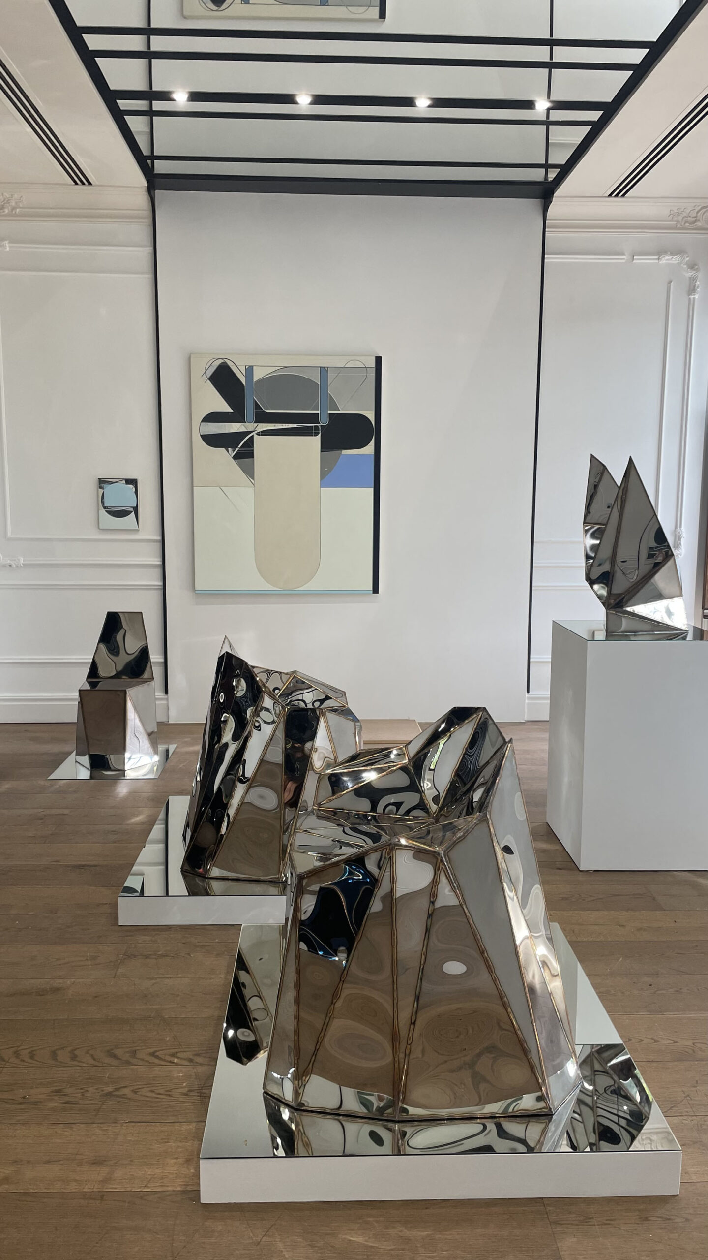 Fernando Chair Closed Sides in Mirror Polished Stainless Steel by Julian Mayor 9