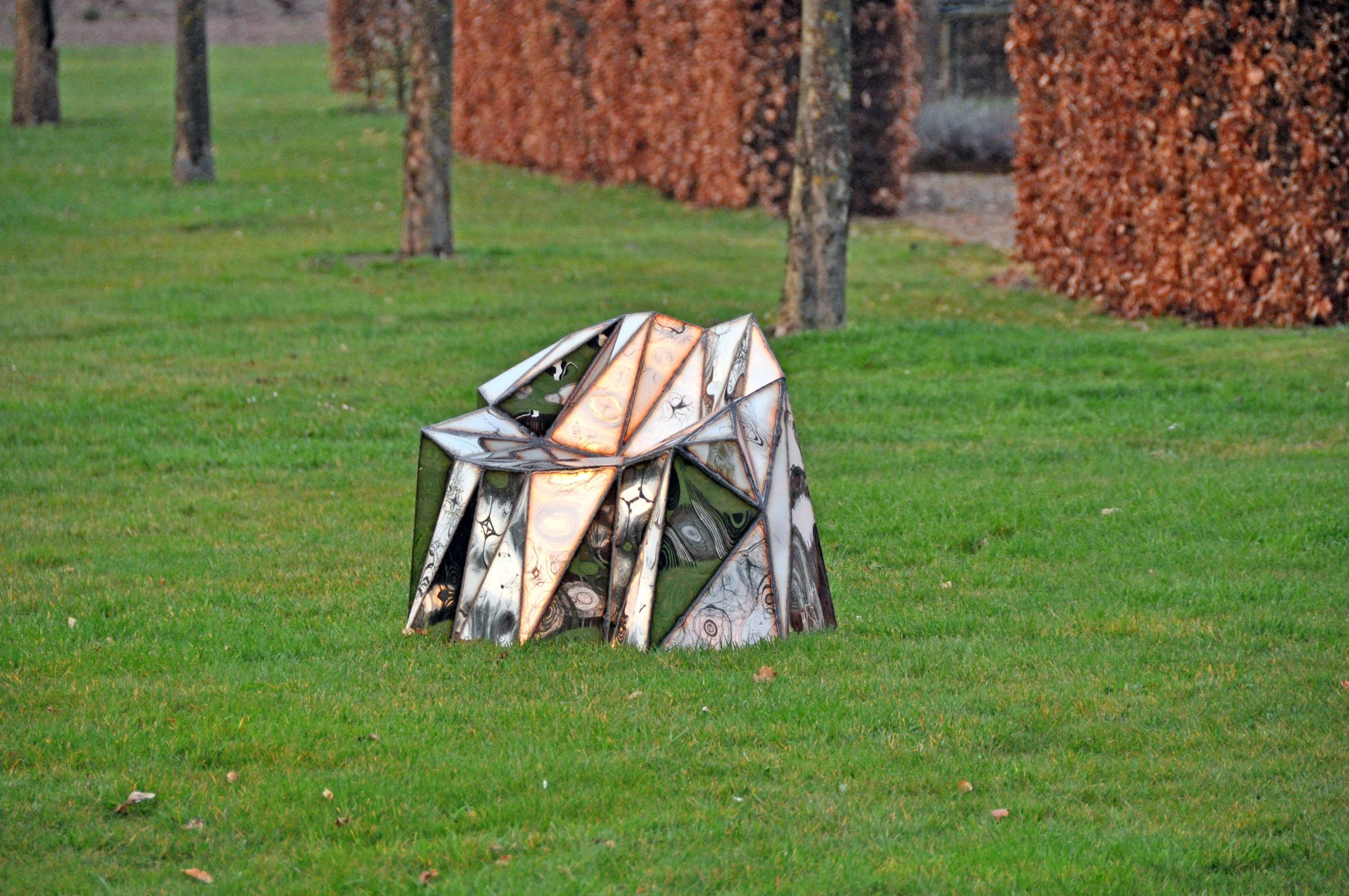 Glenda Chair in Welded Mirror Polished Stainless Steel by Julian Mayor 12
