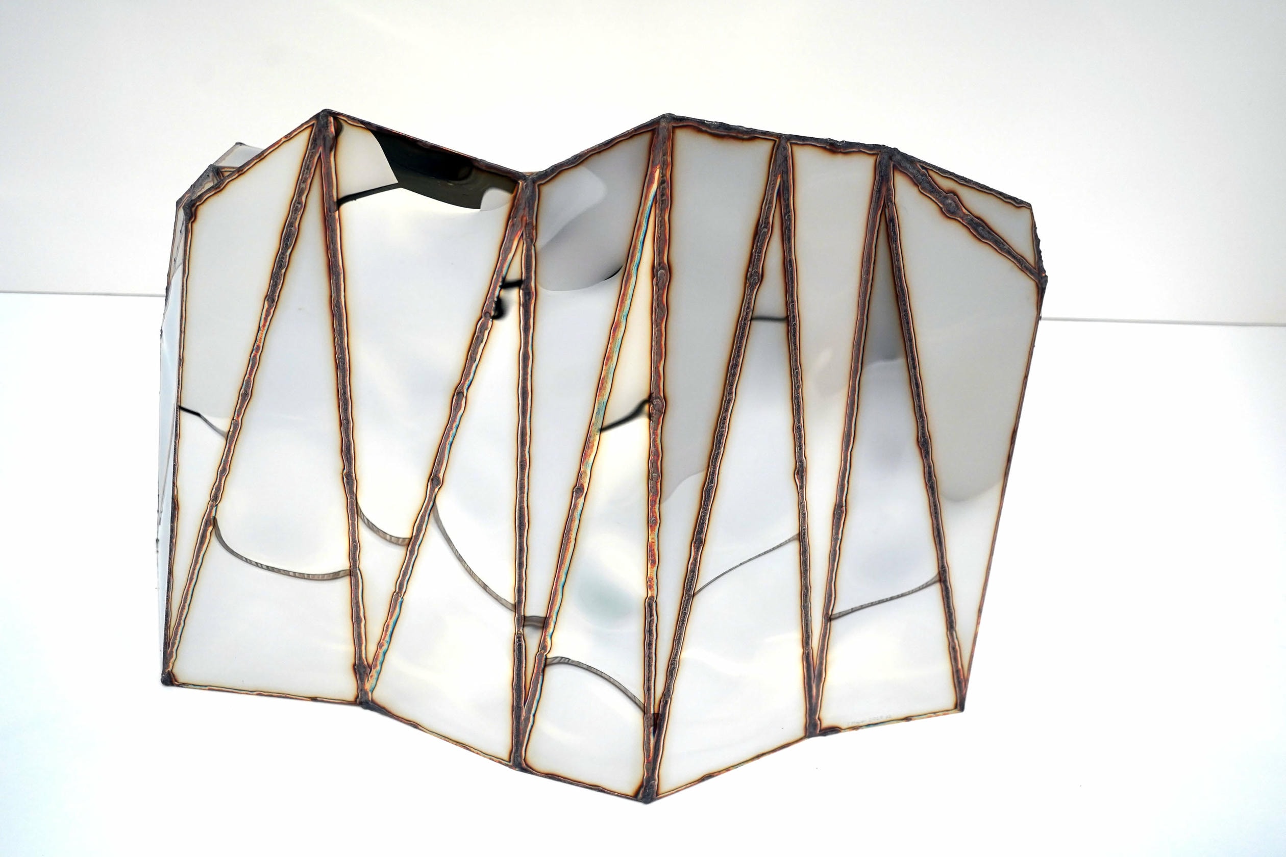 Glenda Chair in Welded Mirror Polished Stainless Steel by Julian Mayor 14