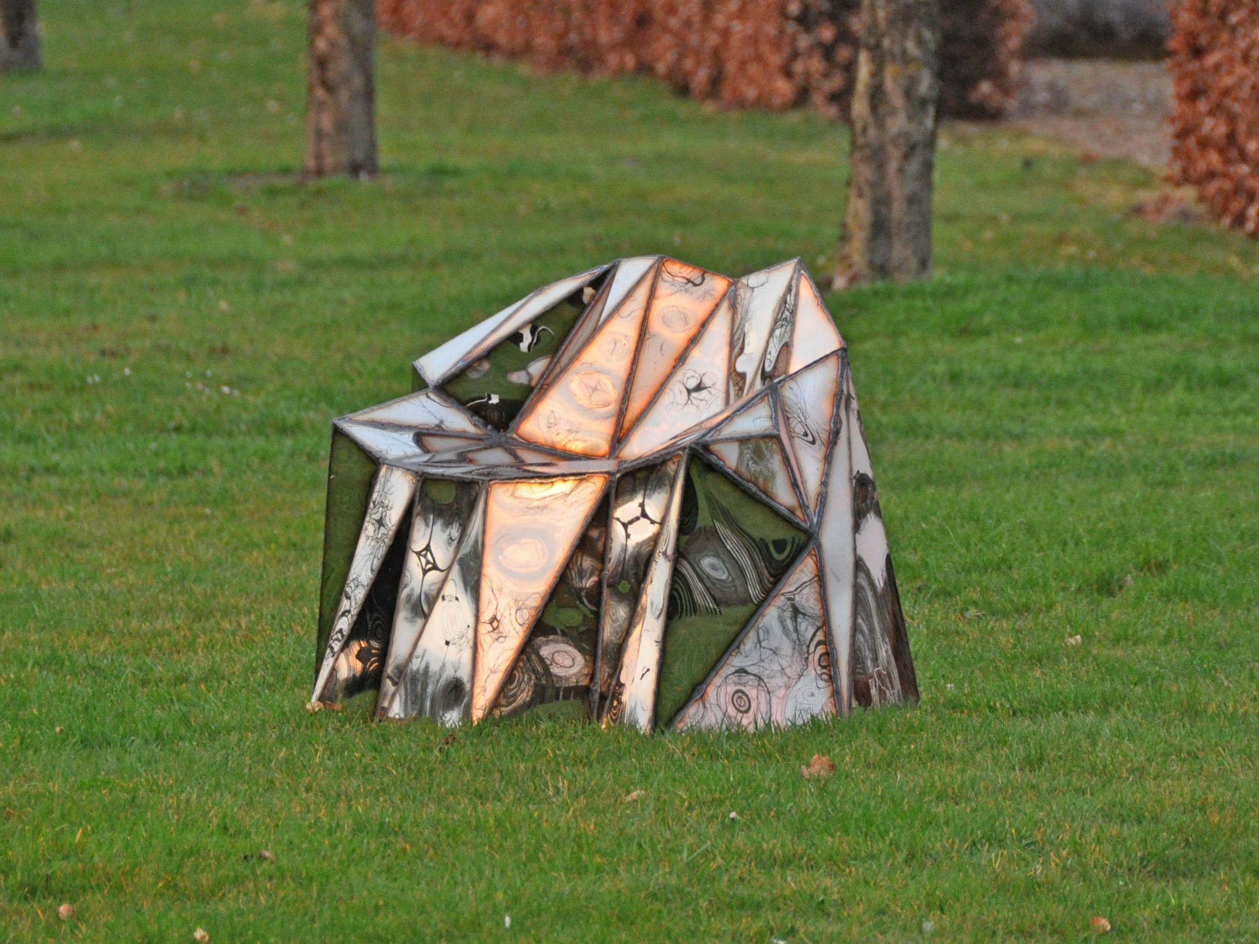 Glenda Chair in Welded Mirror Polished Stainless Steel by Julian Mayor 4