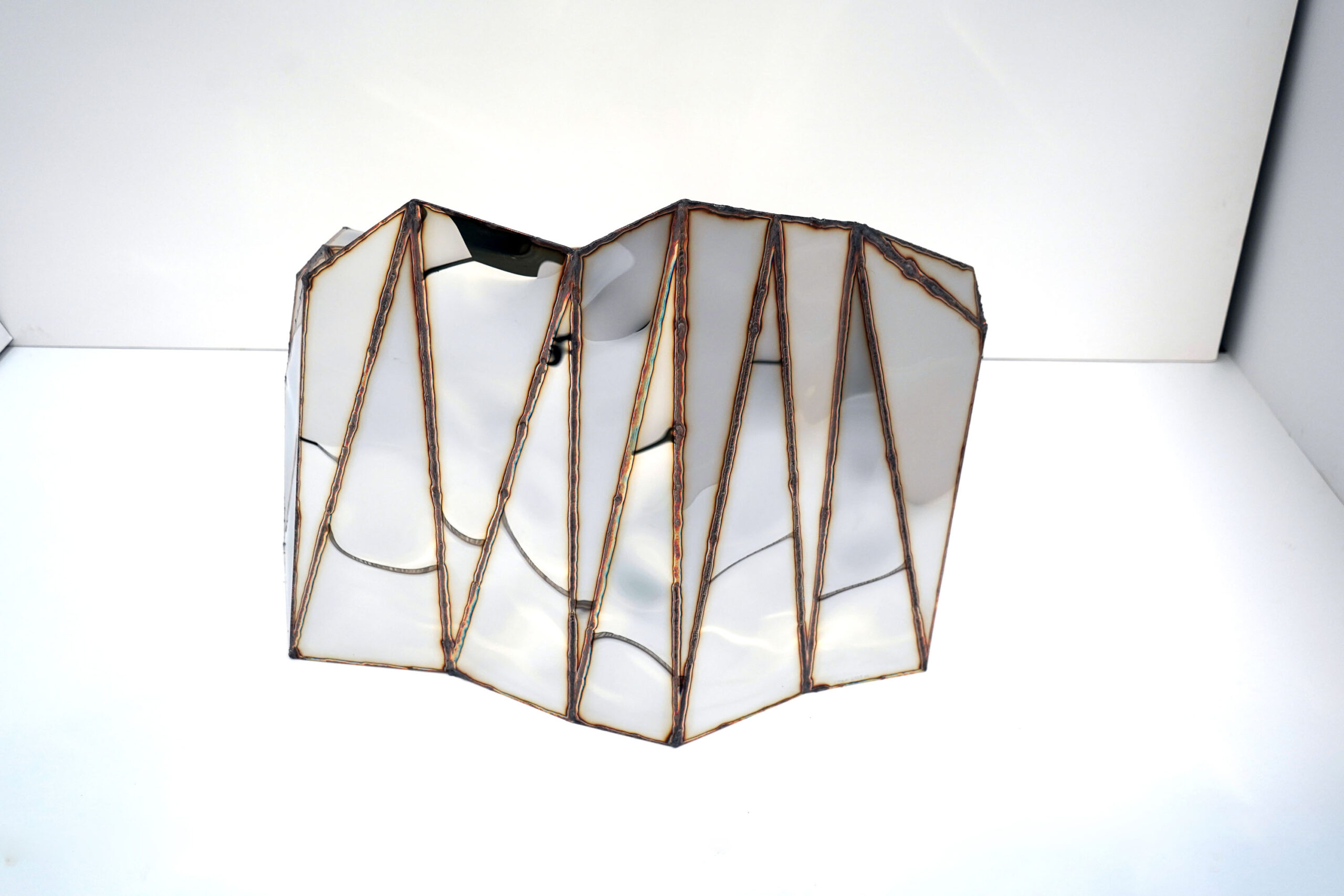 Glenda Chair in Welded Mirror Polished Stainless Steel by Julian Mayor 6