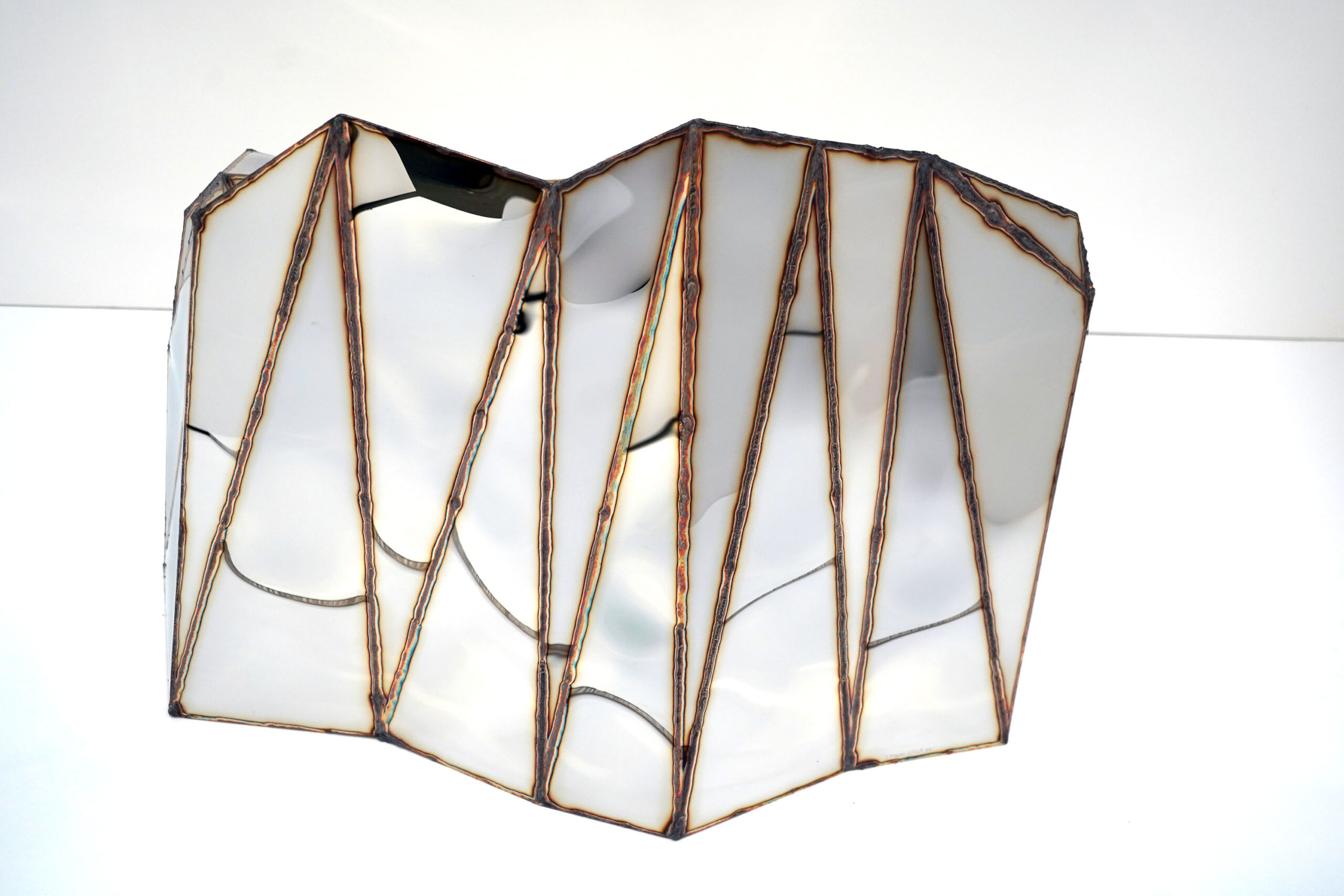 Glenda Chair in Welded Mirror Polished Stainless Steel by Julian Mayor 7