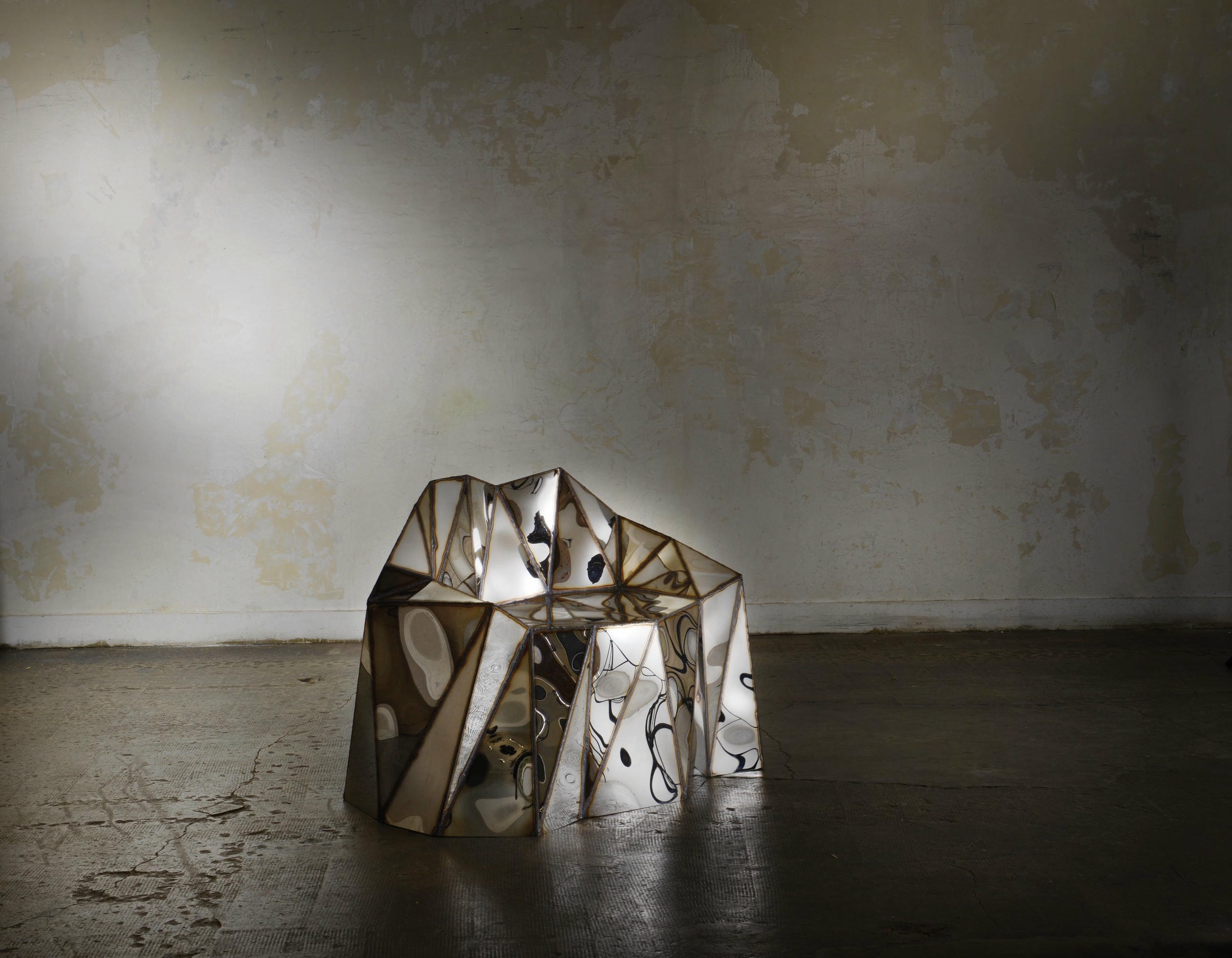 Glenda Chair in Welded Mirror Polished Stainless Steel by Julian Mayor 8