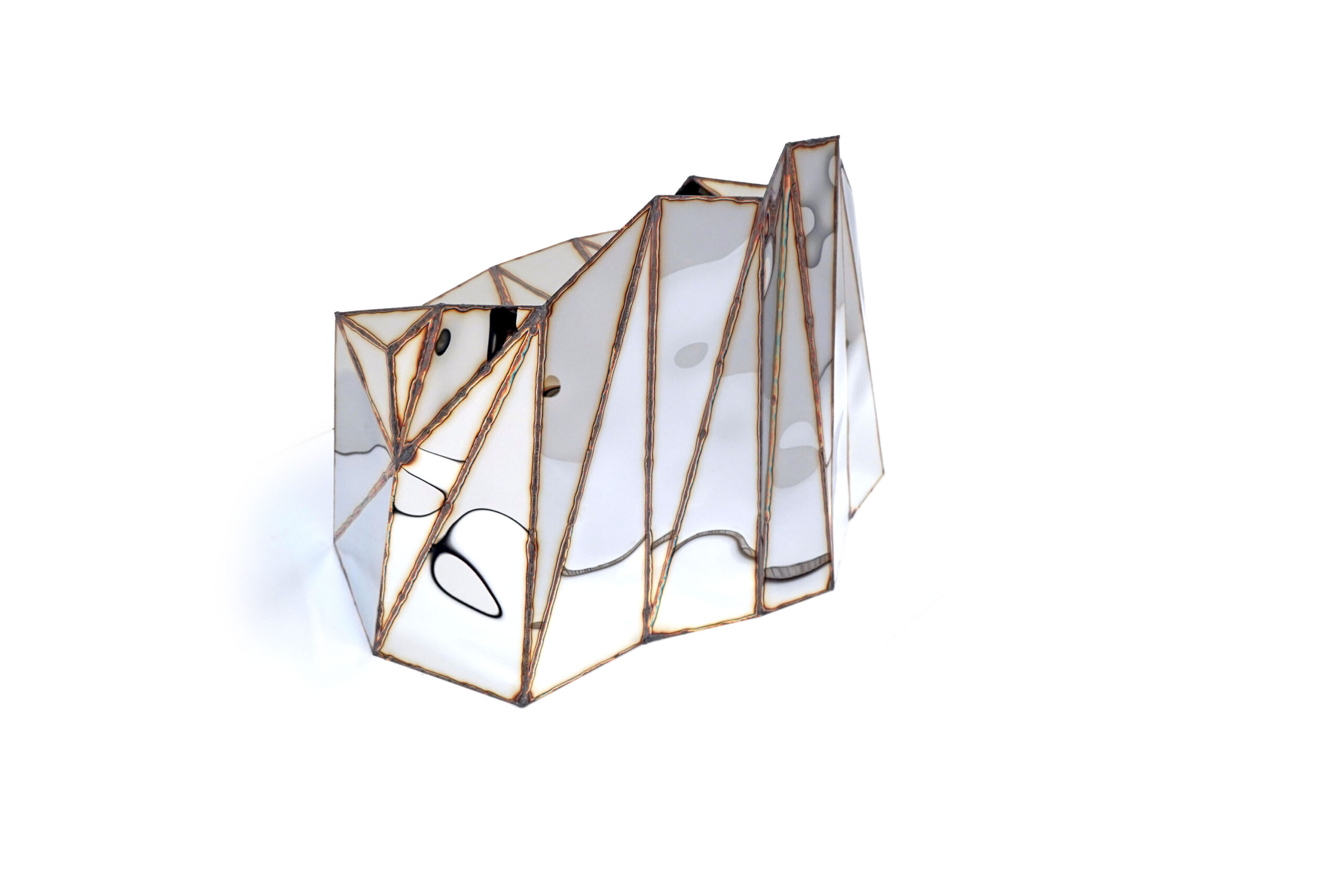 Glenda Chair in Welded Mirror Polished Stainless Steel by Julian Mayor 8