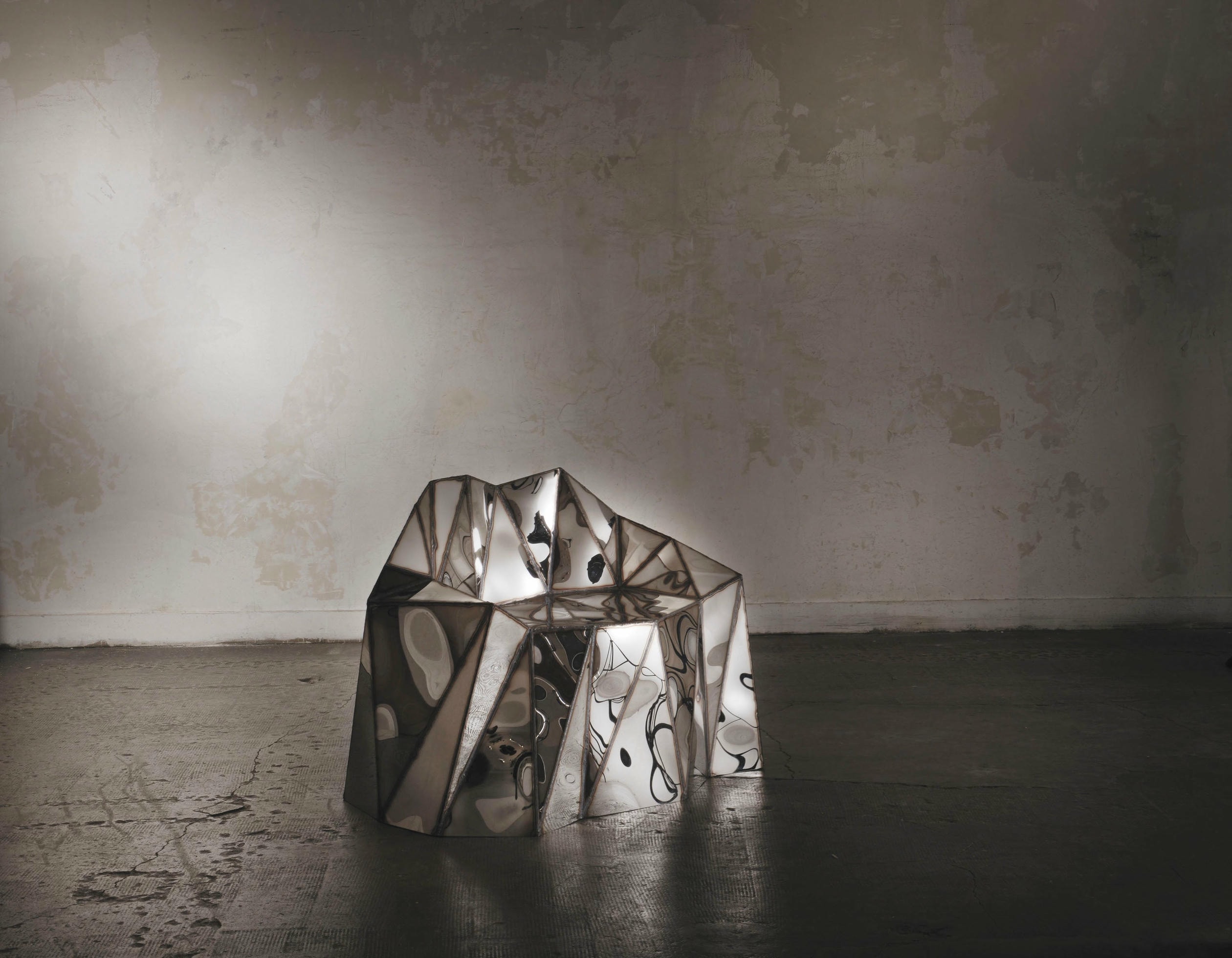 Glenda Chair in Welded Mirror Polished Stainless Steel by Julian Mayor 9