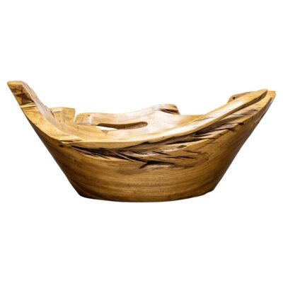 Guaju Plant Pot in Pequi Wood by Hugo França