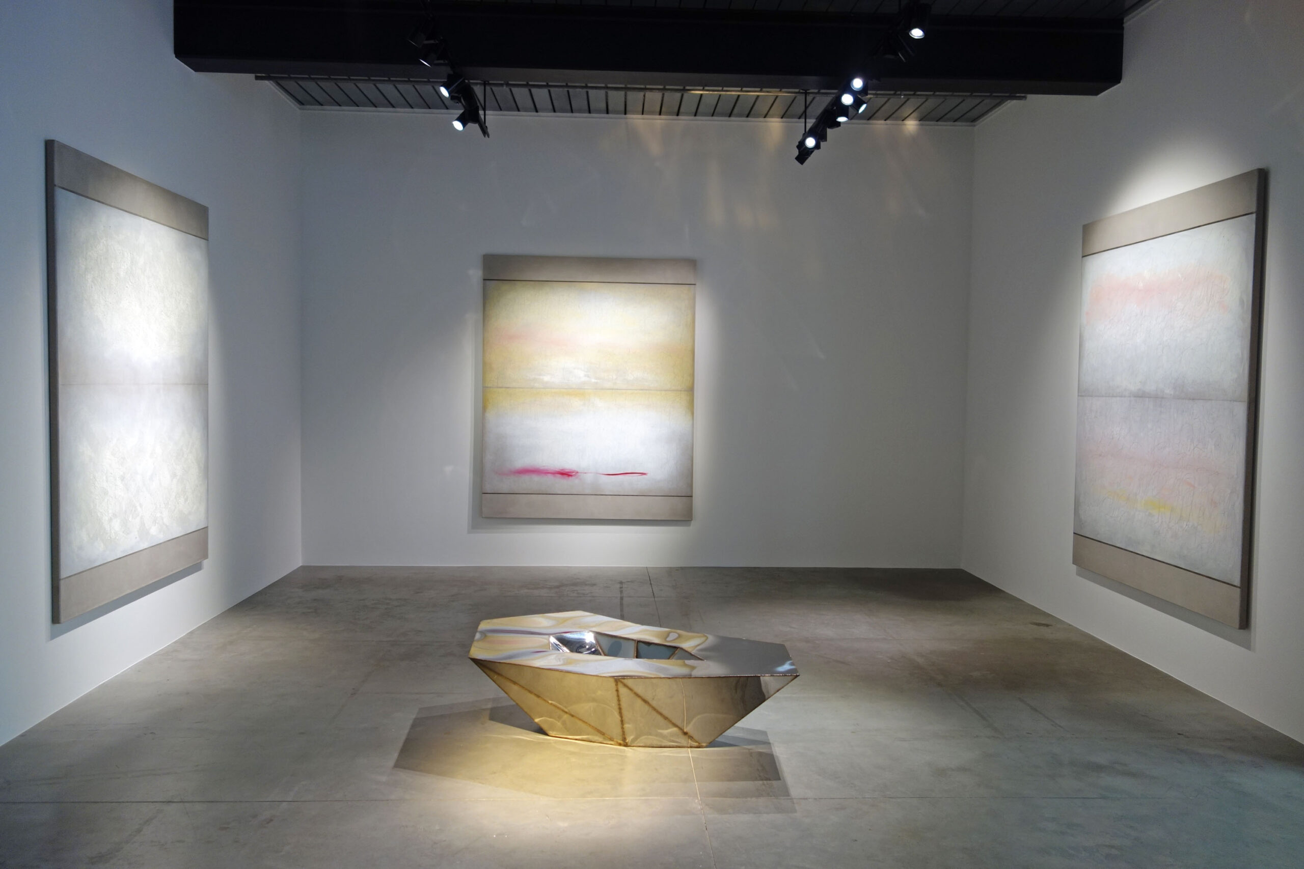 Lunar Table in Welded Mirror Polished Stainless Steel by Julian Mayor 11