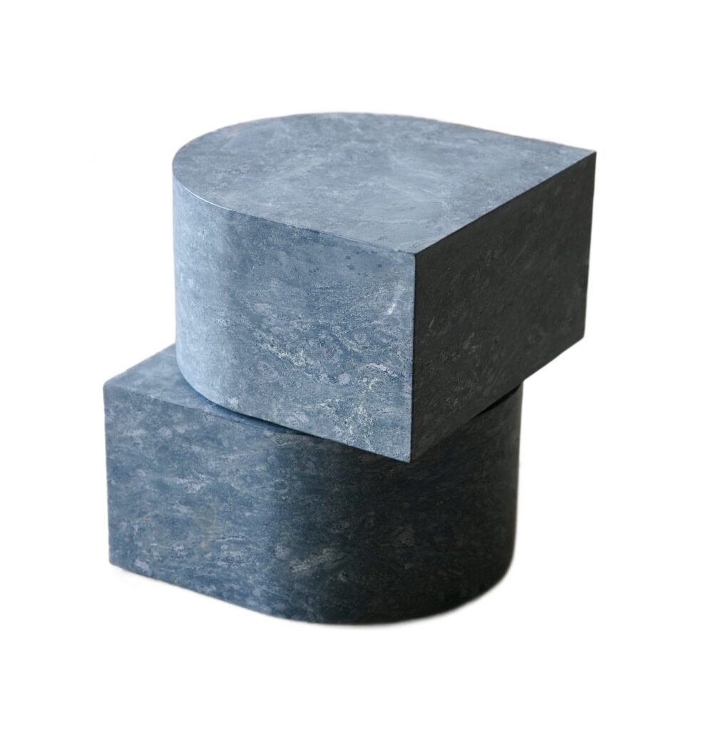 Soapstone Pilar Side Table, Giorgio Bonaguro 1
