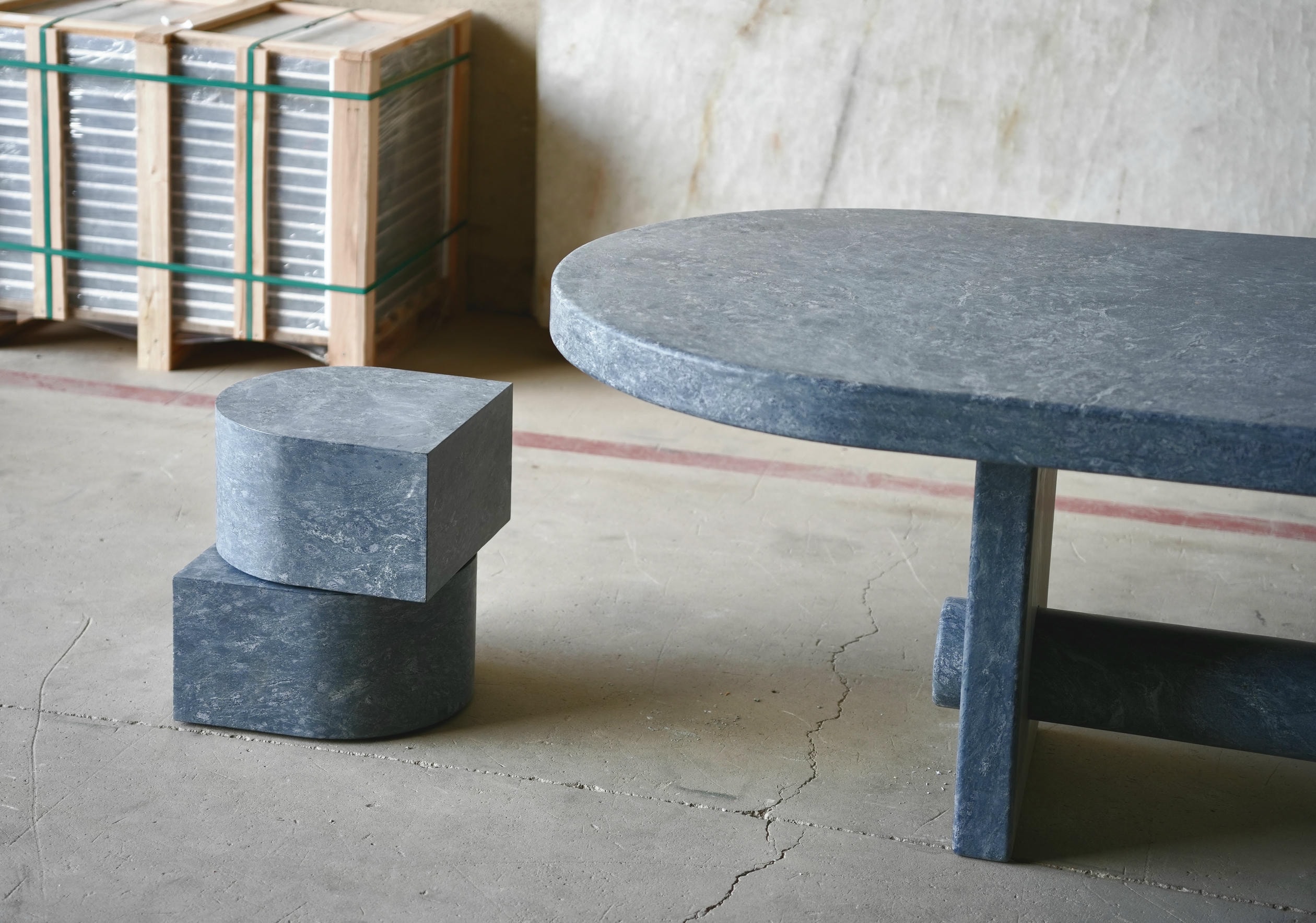 Soapstone Pilar Side Table, Giorgio Bonaguro 3