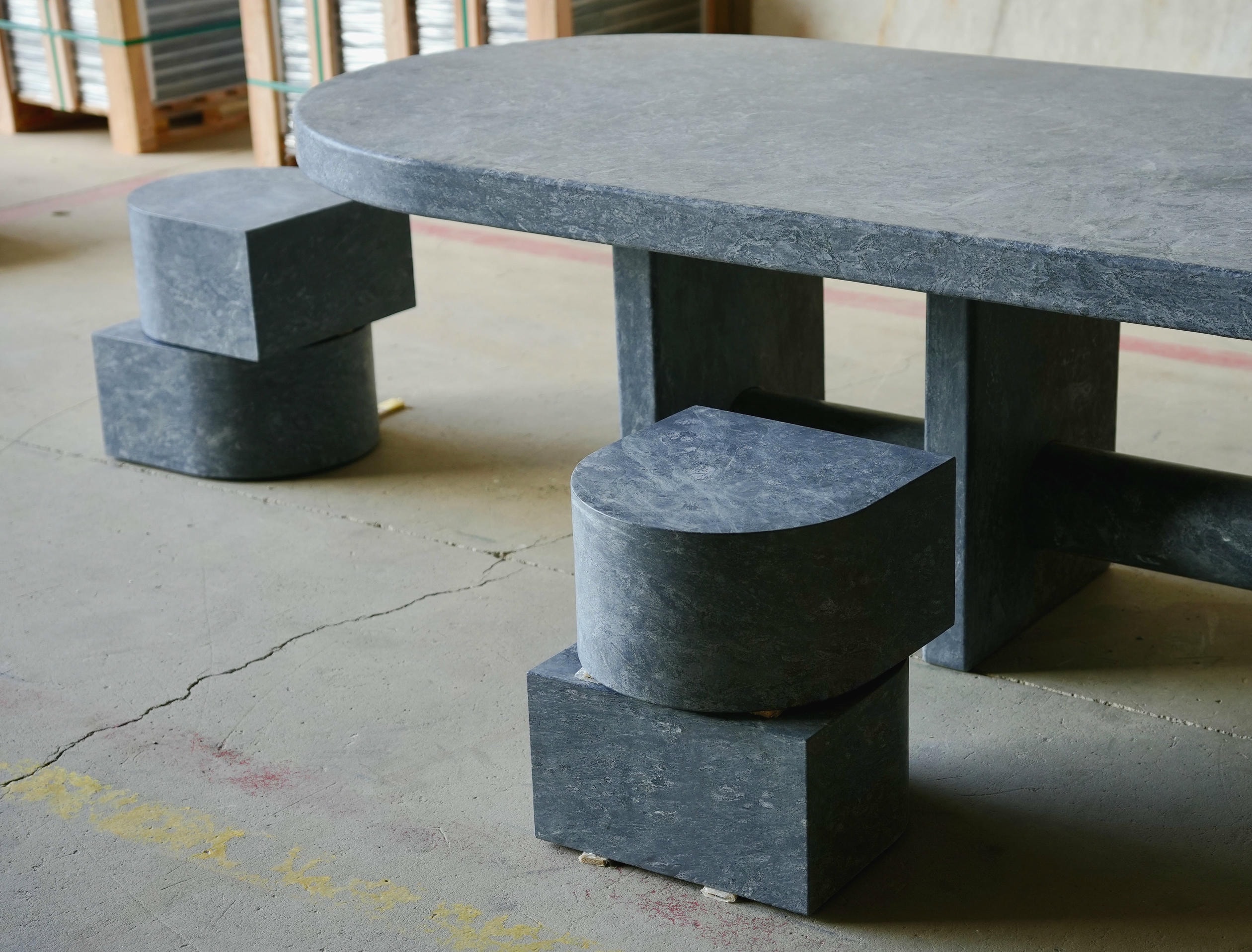 Soapstone Pilar Side Table, Giorgio Bonaguro 4