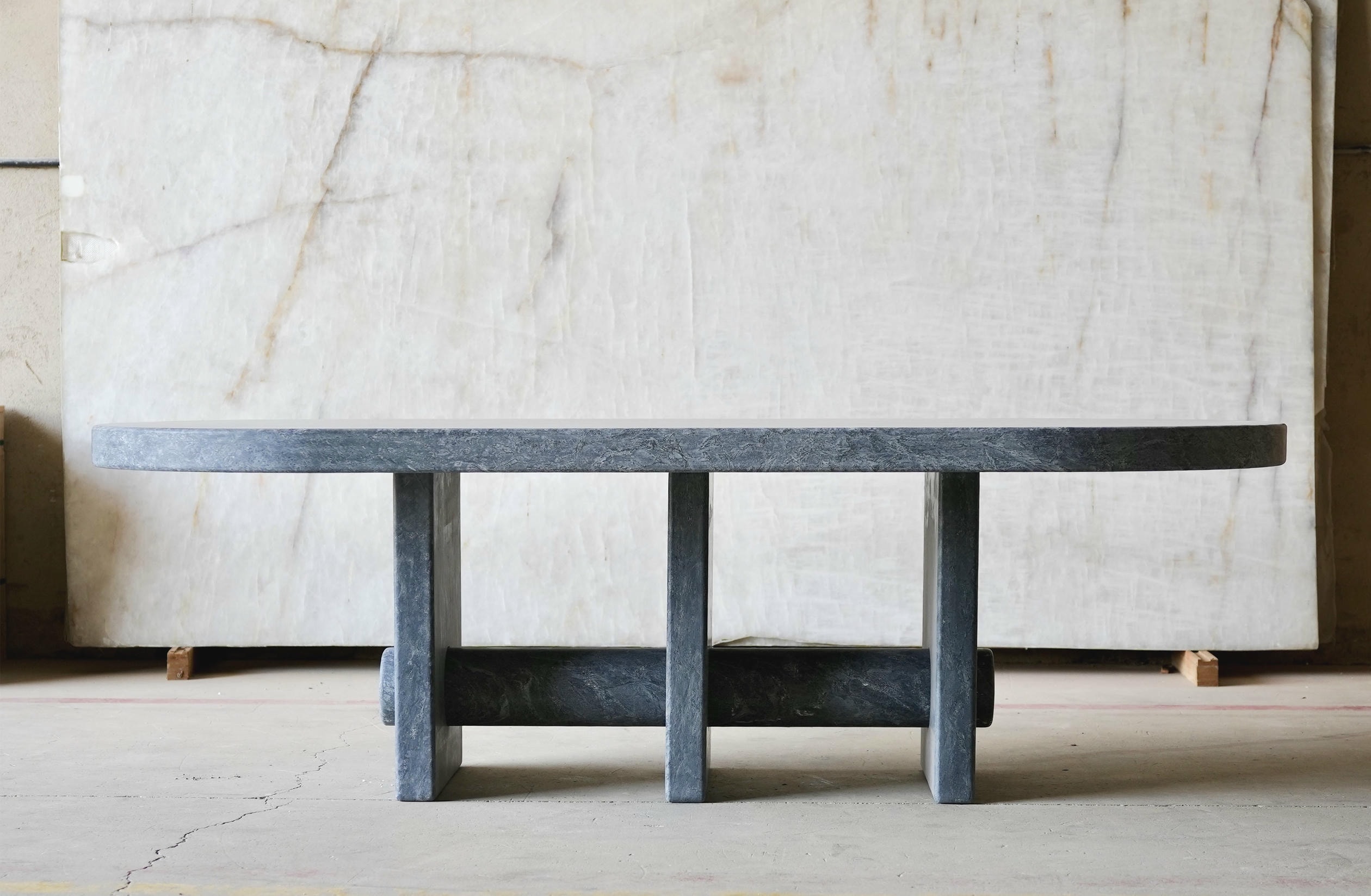 Soapstone Relevo Dining Table, Giorgio Bonaguro 2