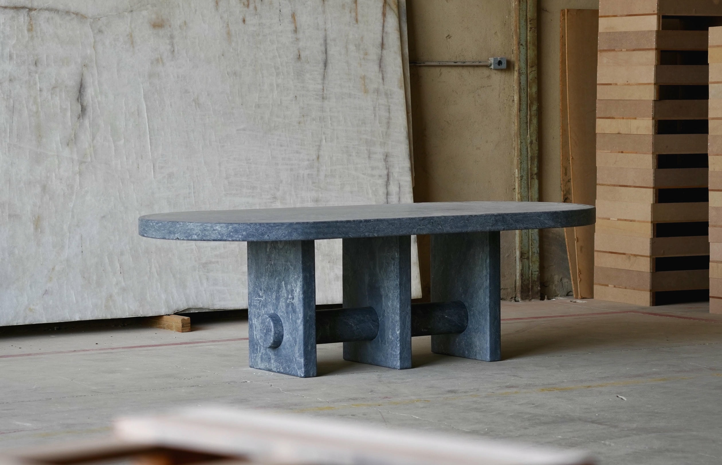 Soapstone Relevo Dining Table, Giorgio Bonaguro 6