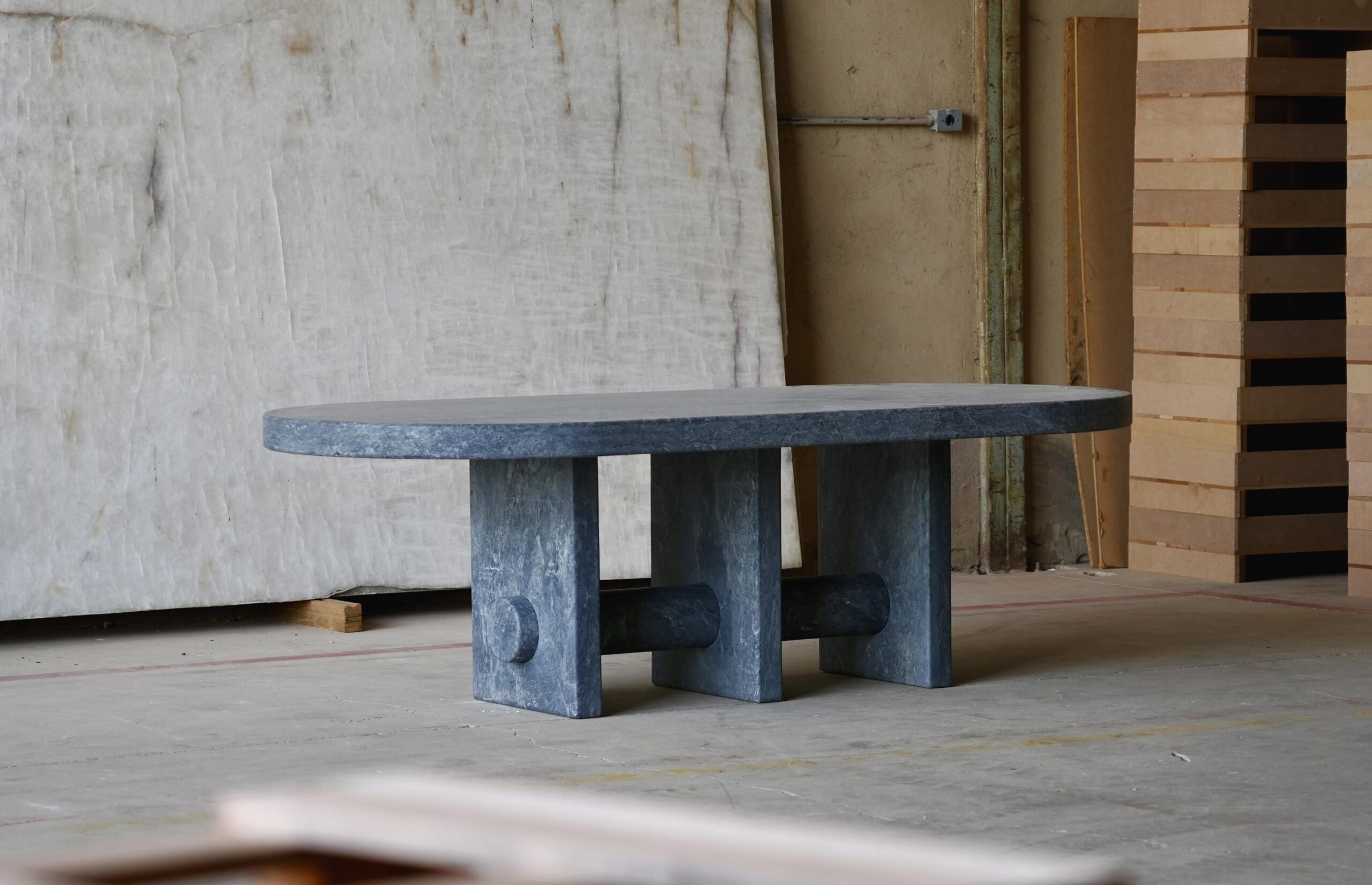 Soapstone Relevo Dining Table Giorgio Bonaguro 8