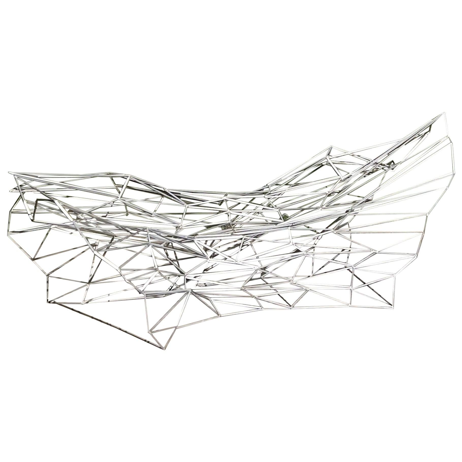 Stag Bench in Welded 316 Stainless Steel by Julian Mayor 1