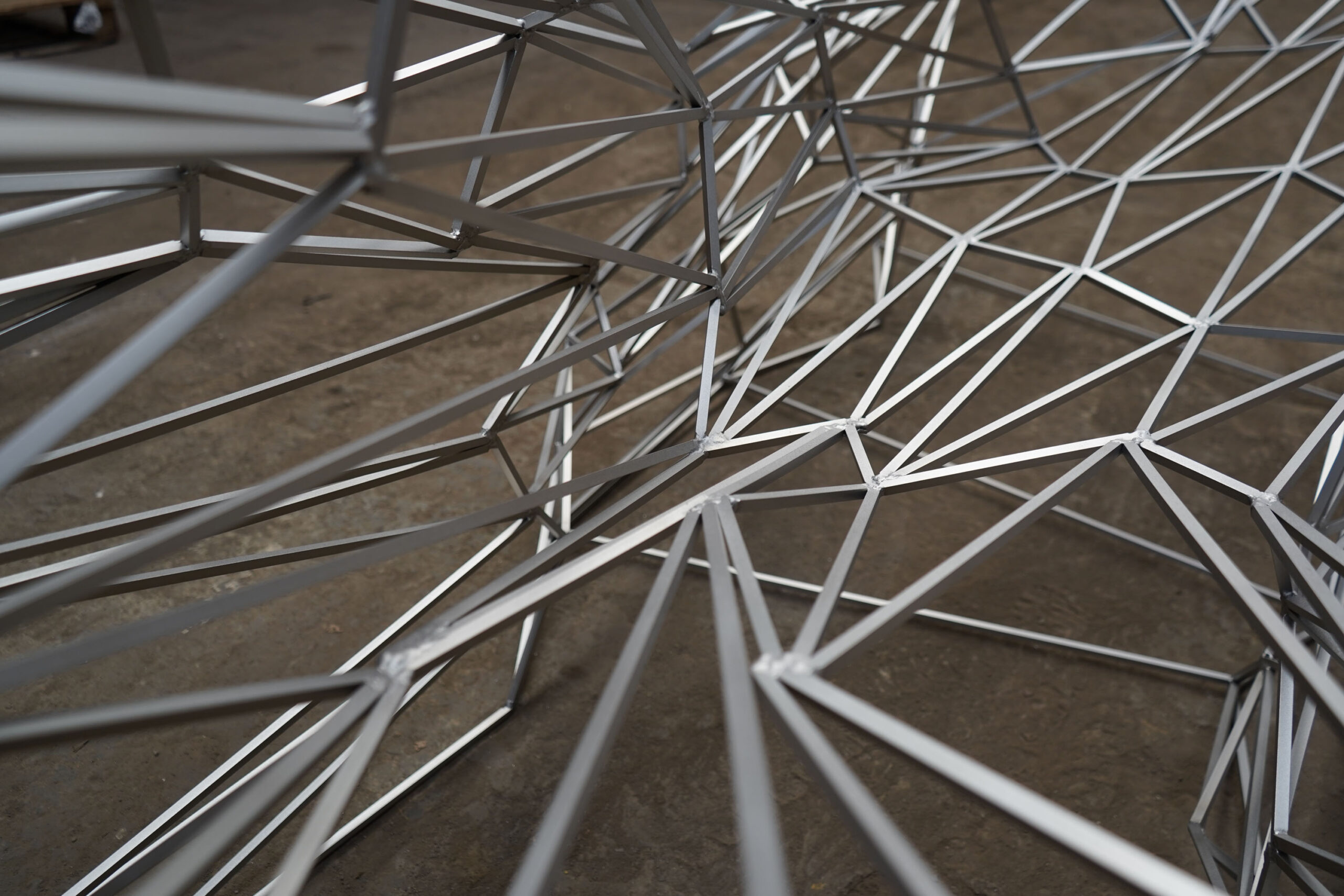 Stag Bench in Welded 316 Stainless Steel by Julian Mayor 5