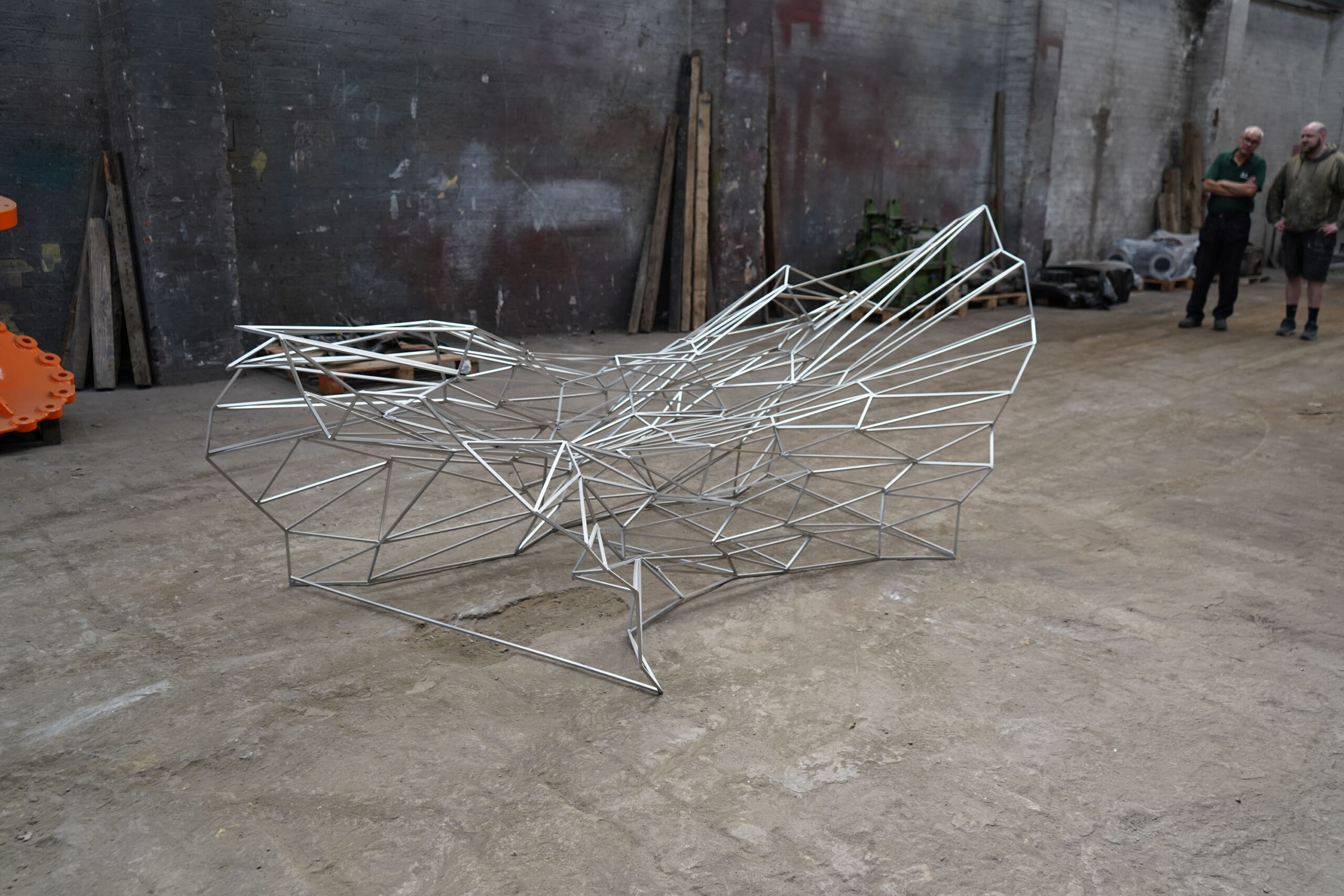 Stag Bench in Welded 316 Stainless Steel by Julian Mayor 7