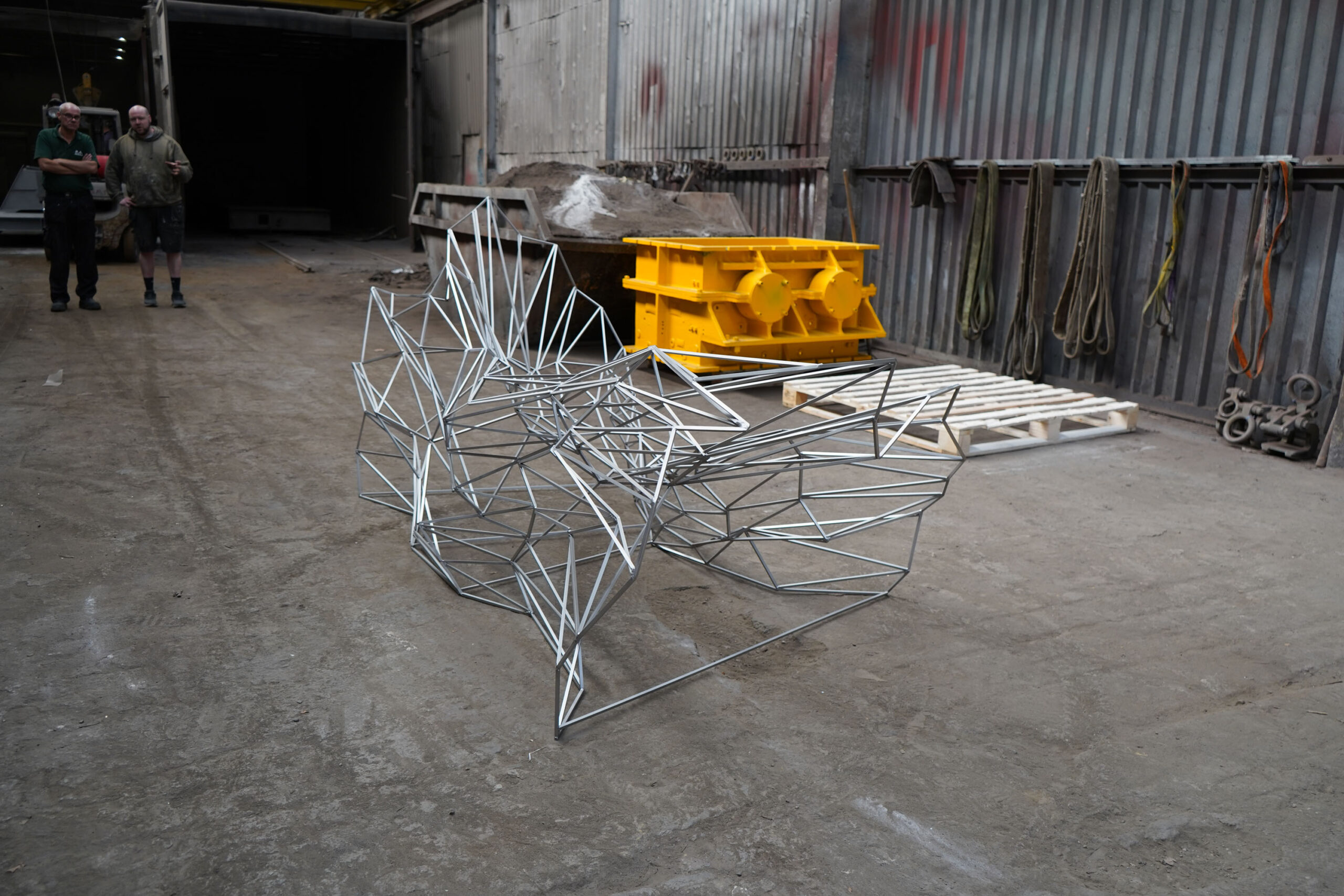 Stag Bench in Welded 316 Stainless Steel by Julian Mayor 9