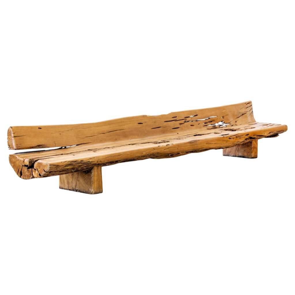 Tiquara Bench in Pequi Wood by Hugo França 1