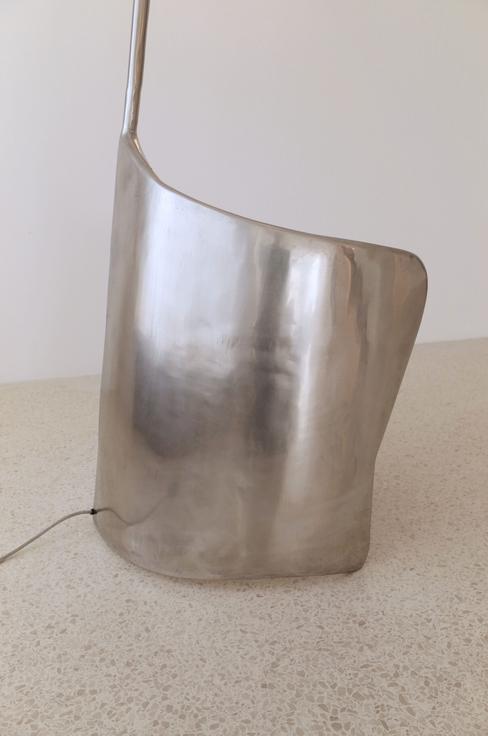 Moulin Floor Lamp In Brass & Hand Blown Glass by Atelier Ellery 7