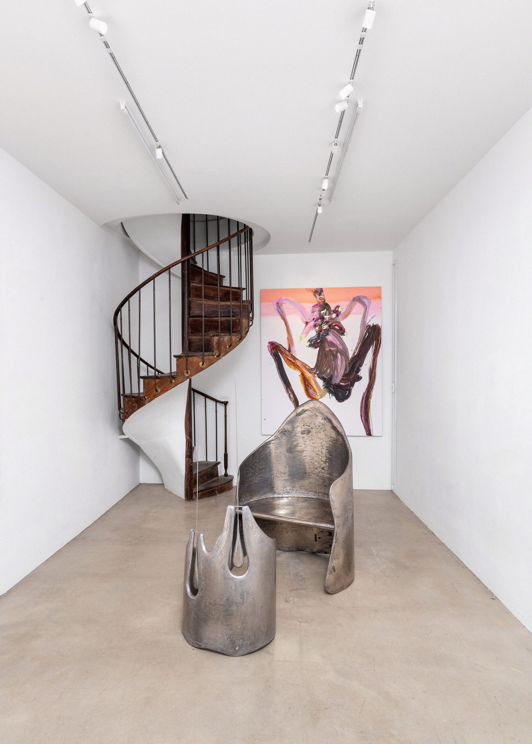 Transparent Silence Kinetic Sculpture in Metal Resin & Plaster by Atelier Ellery 4