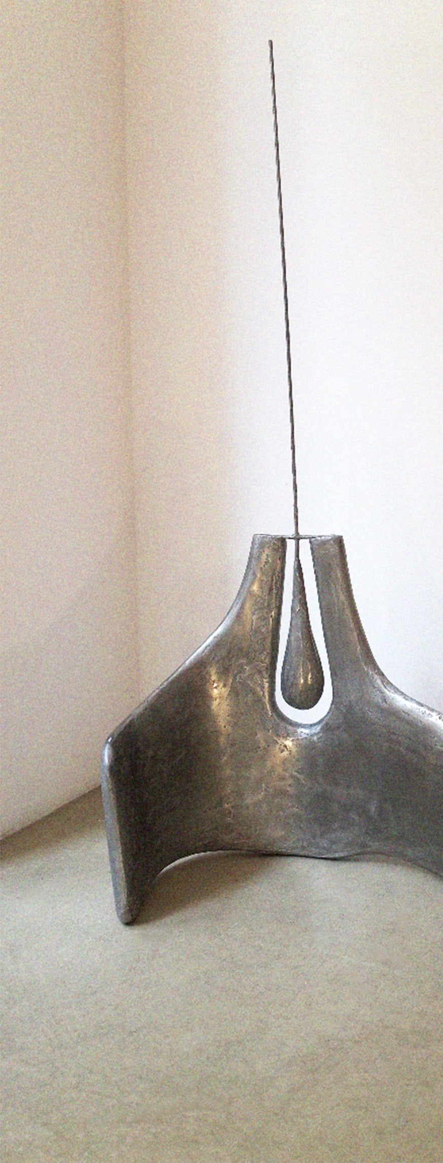 Transparent Silence Kinetic Sculpture in Metal Resin & Plaster by Atelier Ellery 4