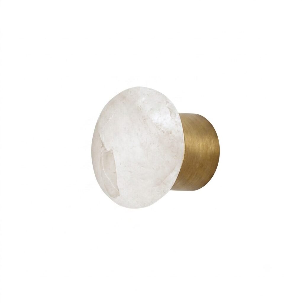 Large White Quartz IV Wall Lamp by Aver 1