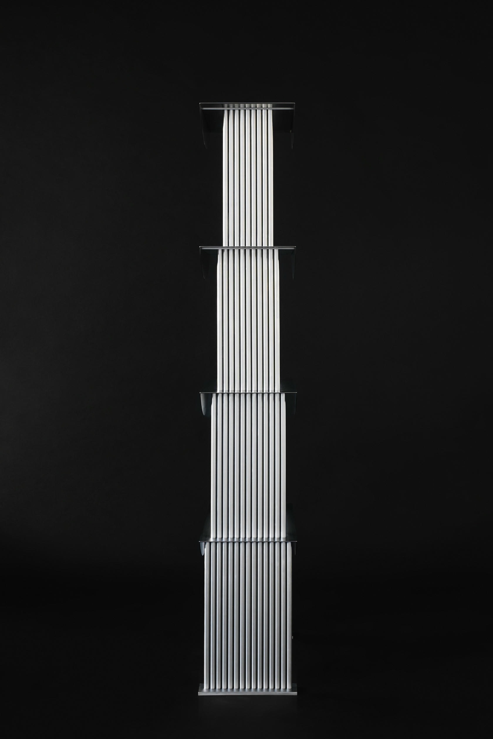 Limited Edition Etagere Standing Shelf in Stainless Steel by sashaxsasha 13